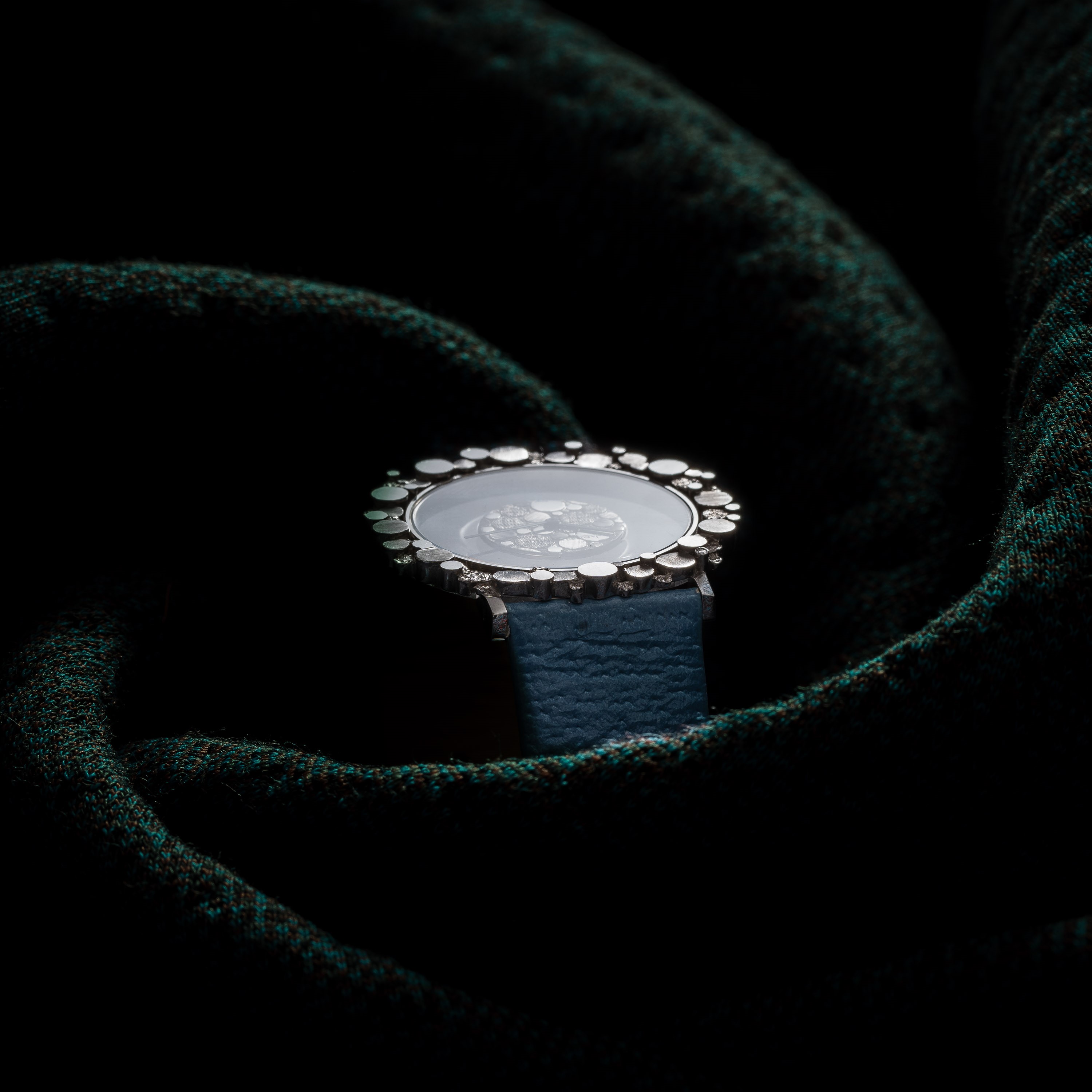 Jaeger le Coultre - Jaeger-LeCoultre, Mystery, orologio misterioso in oro bianco 18 kt a carica m...