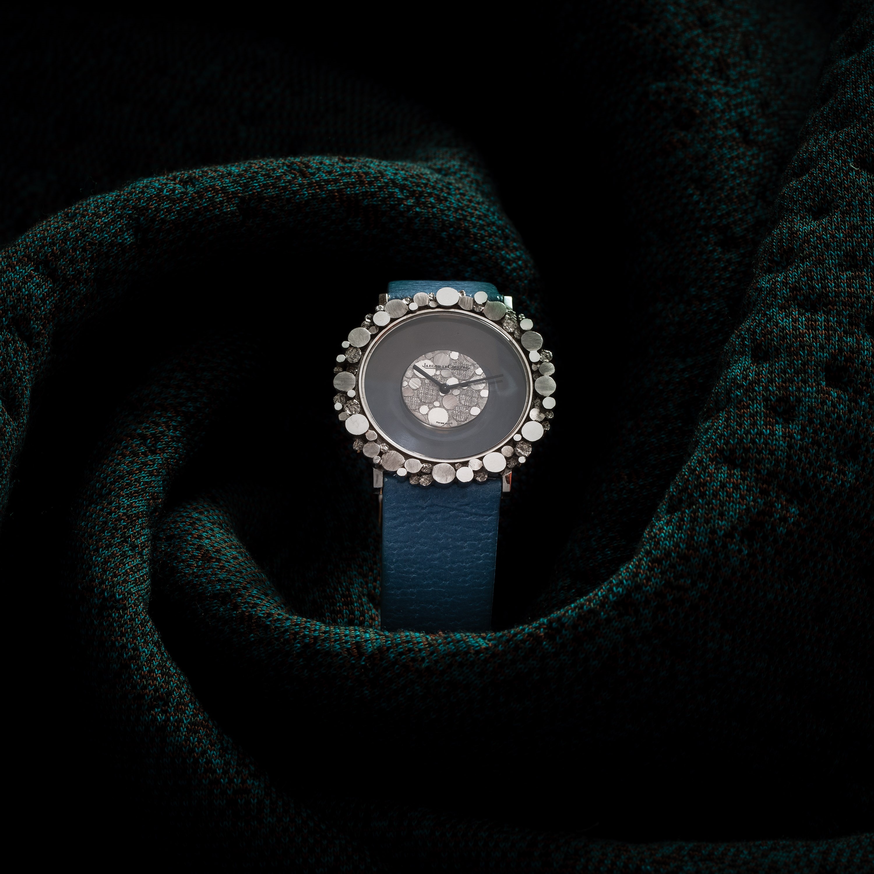 Jaeger le Coultre - Jaeger-LeCoultre, Mystery, orologio misterioso in oro bianco 18 kt a carica m...