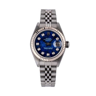 Datejust Lady ref. 79174 — orologio da donna con quadrante in sodalite e diamanti