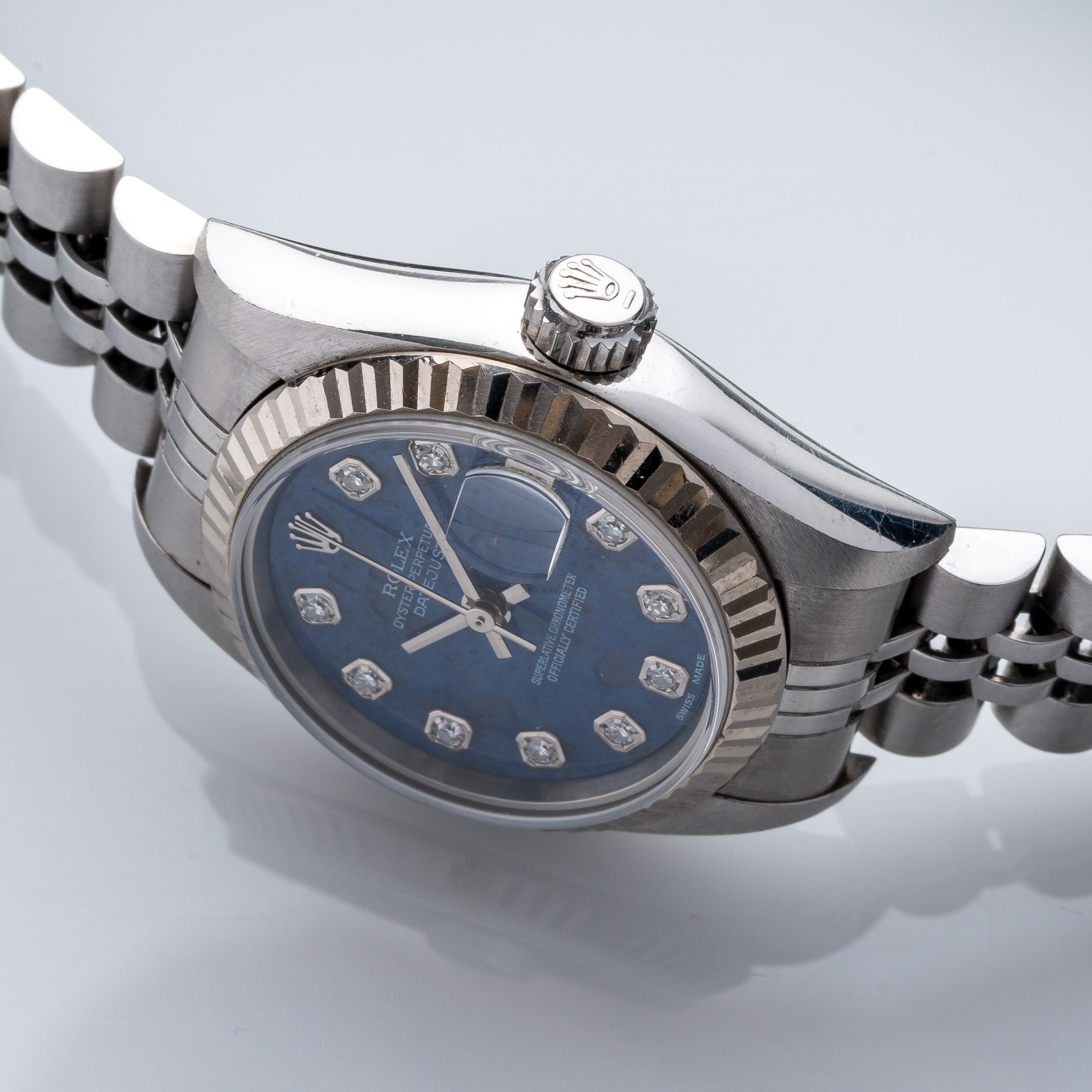 Rolex - Datejust Lady ref. 79174 — orologio da donna con quadrante in sodalite e diamanti