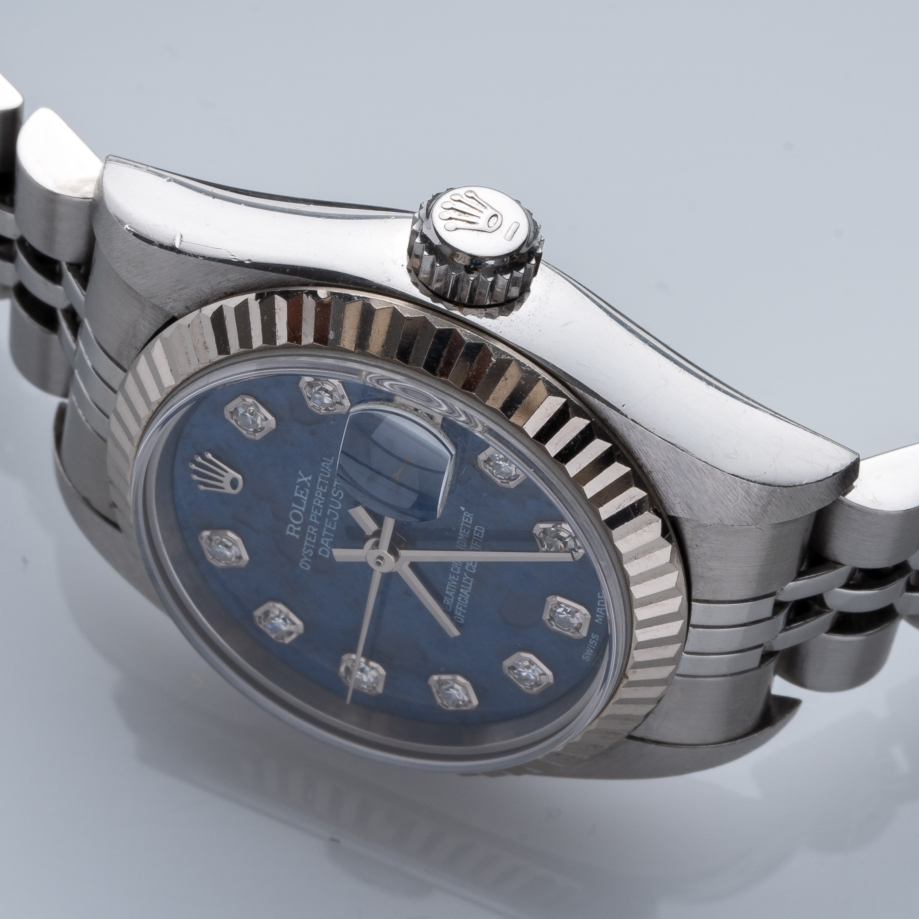 Rolex - Datejust Lady ref. 79174 — orologio da donna con quadrante in sodalite e diamanti