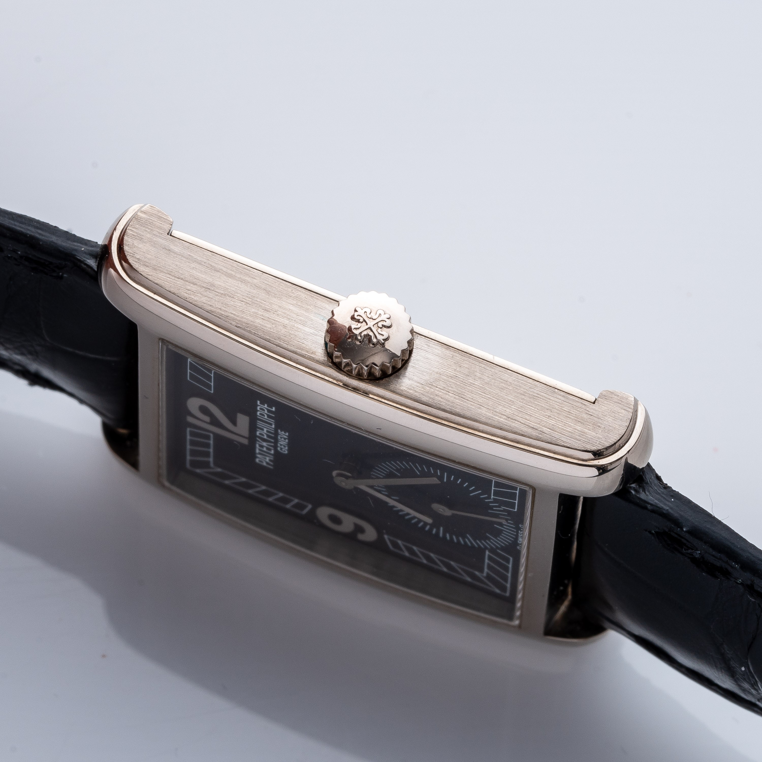 Patek Philippe - Gondolo 5014, orologio da polso in oro bianco 18 kt a carica manuale con quadran...