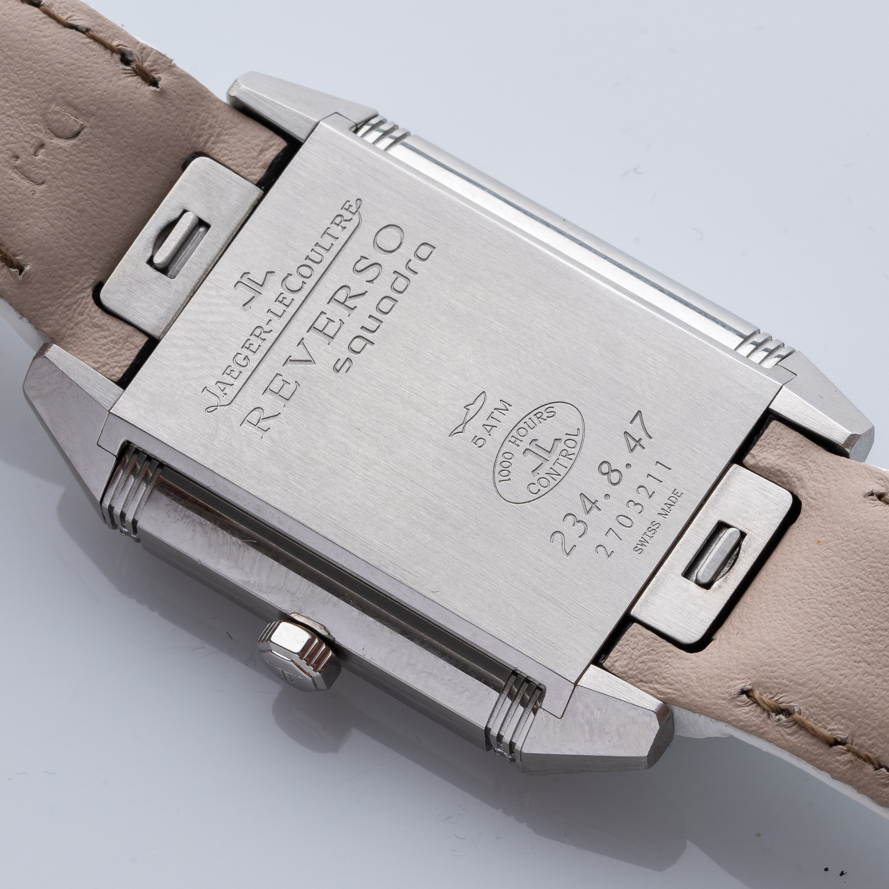 Jaeger le Coultre - Jaeger-LeCoultre, Reverso Squadra 234.4.47 con quadrante in madreperla