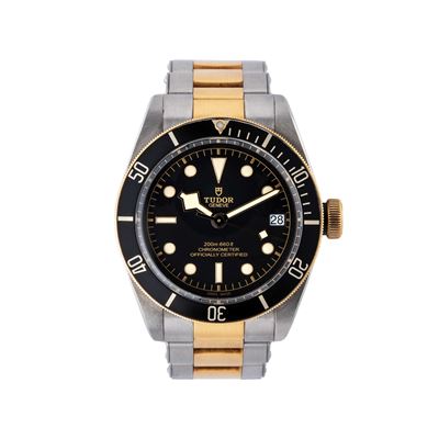 Black Bay 79733N, orologio sportivo automatico in acciaio e oro 18 kt