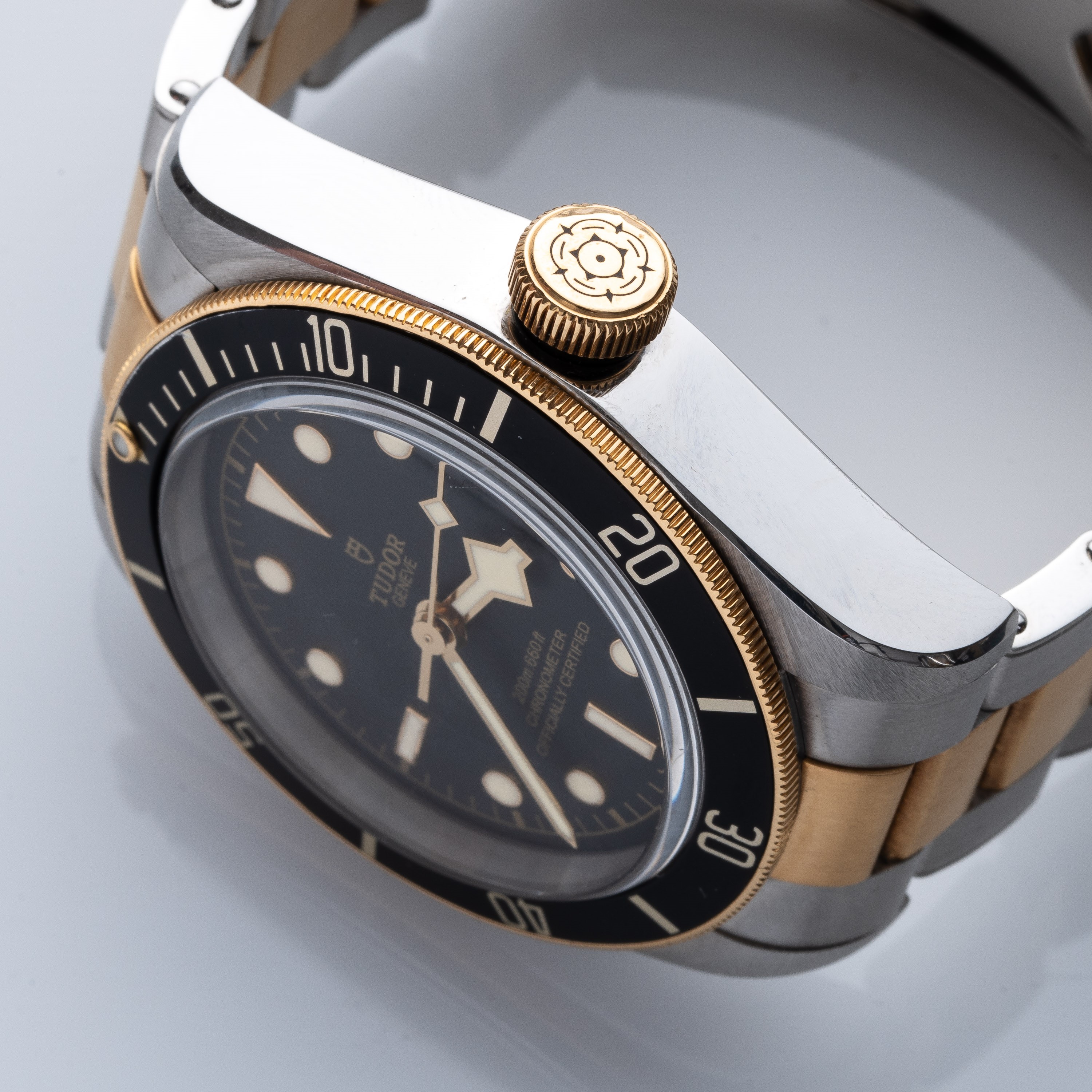 Tudor - Black Bay 79733N, orologio sportivo automatico in acciaio e oro 18 kt