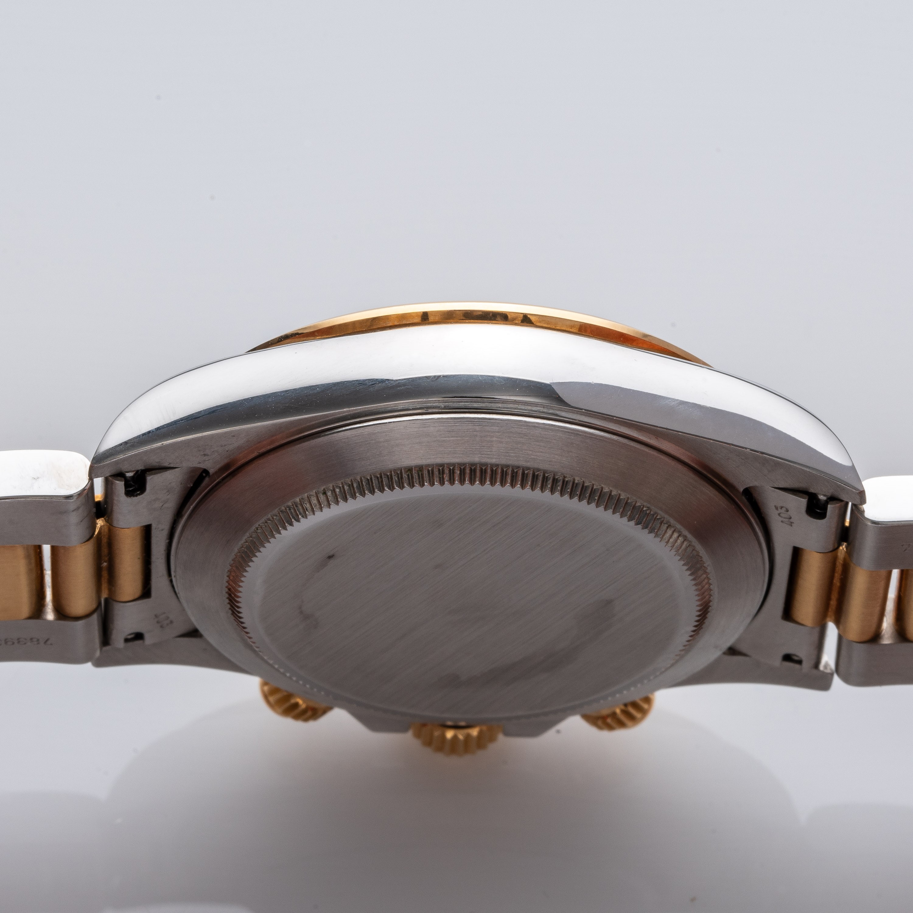 Rolex - Daytona 16523 cronografo automatico acciaio e oro 18 kt, quadrante bianco