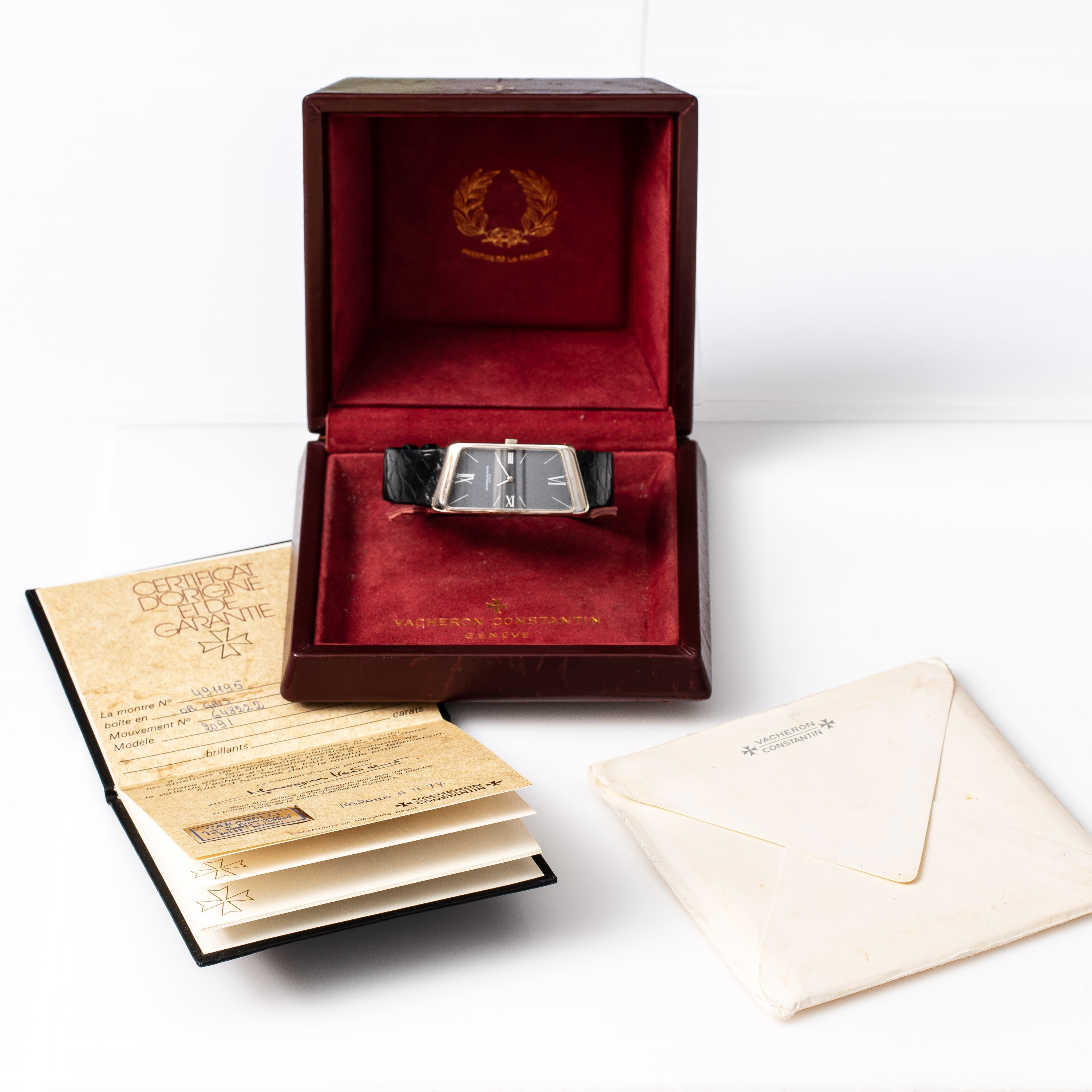 Vacheron Constantin - Prestige de la France (ref. 2091), orologio solo tempo in oro bianco 18 kt ...