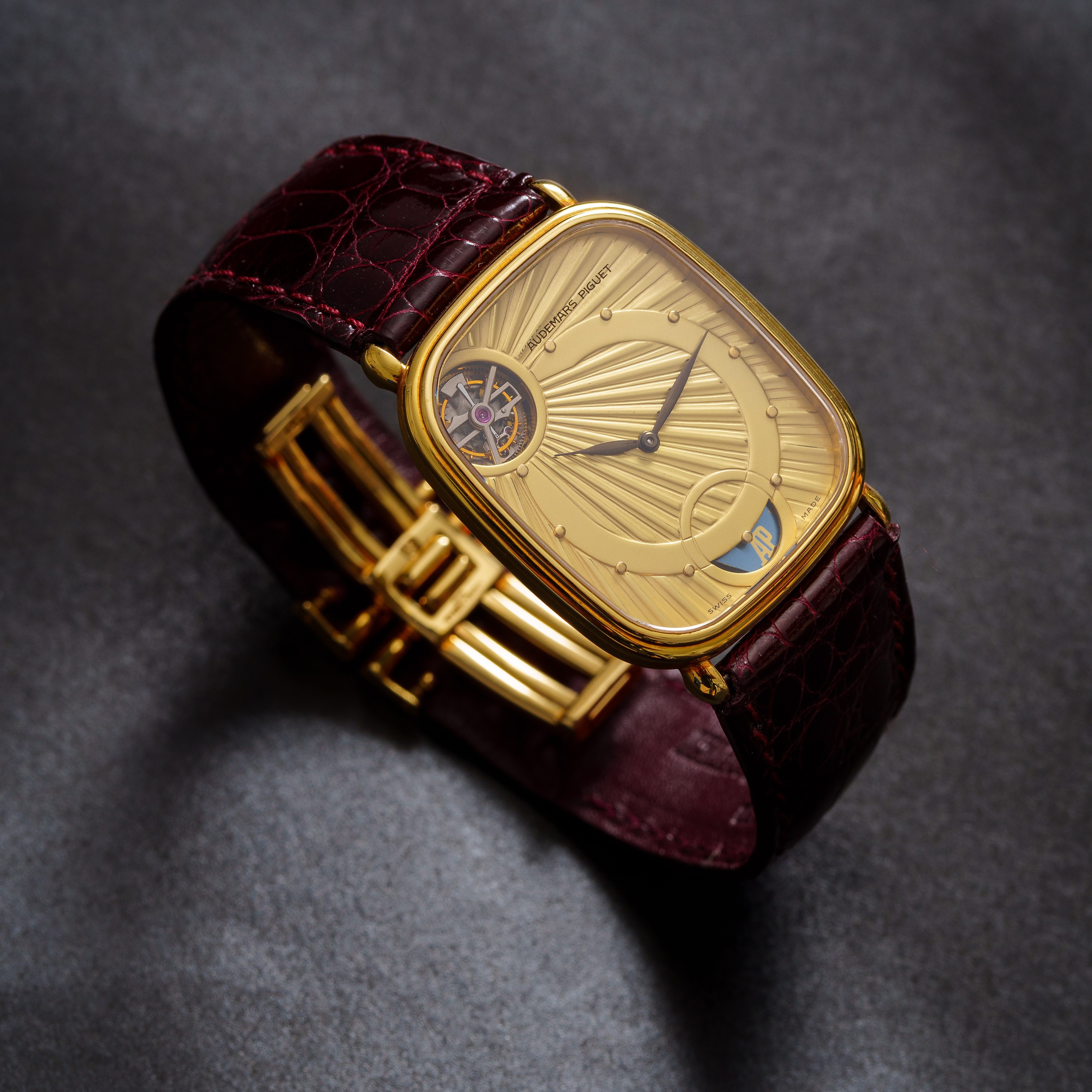 Audemars Piguet - Tourbillon Automatique BA25643/003 (oro giallo 18 kt) con quadrante champagne