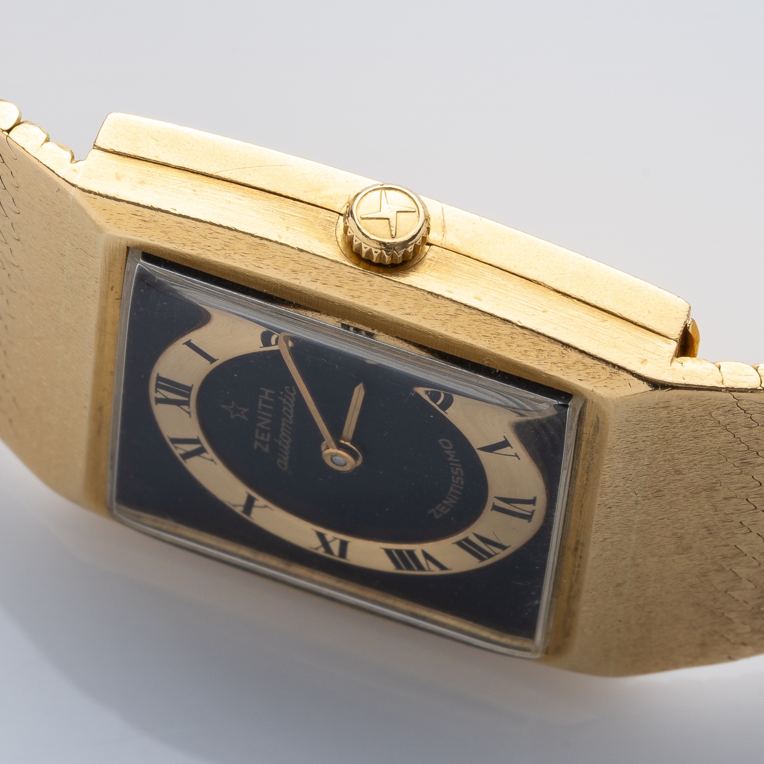 Zenith - Zenitissimo — Orologio da polso in oro giallo 18 kt con quadrante bitonale e bracciale i...