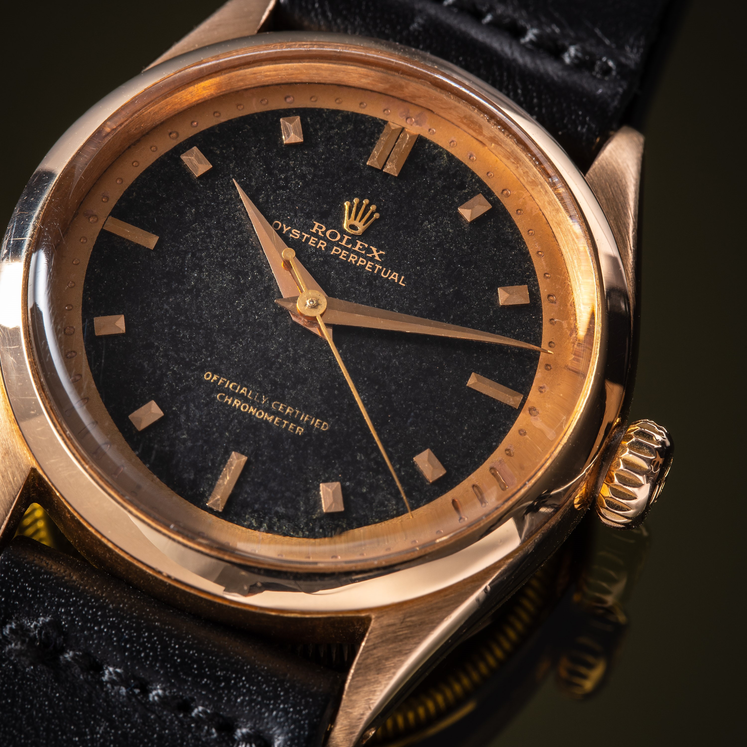 Rolex - Oyster Perpetual 6284 “Oro rosa 18kt” con quadrante bitonale