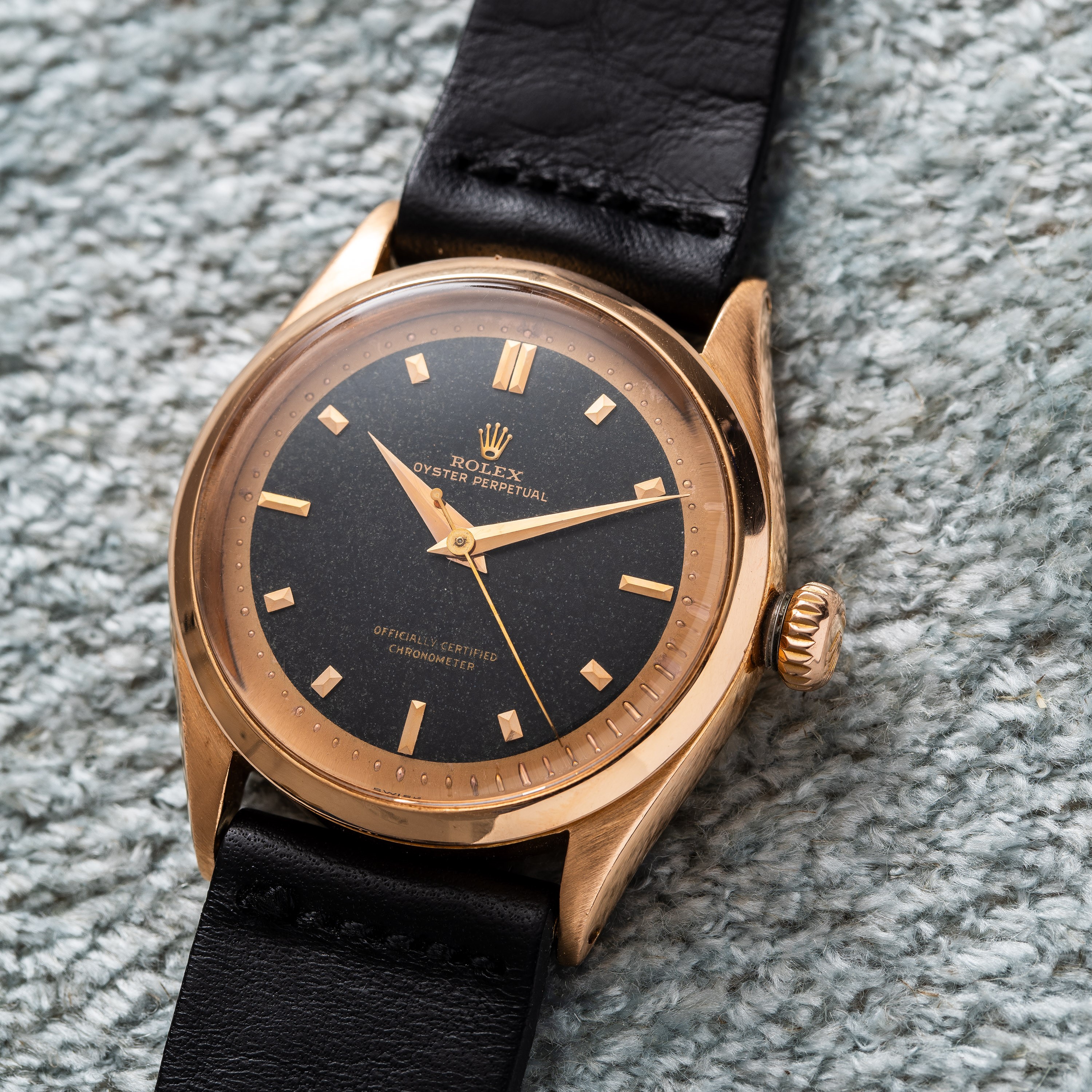 Rolex - Oyster Perpetual 6284 “Oro rosa 18kt” con quadrante bitonale