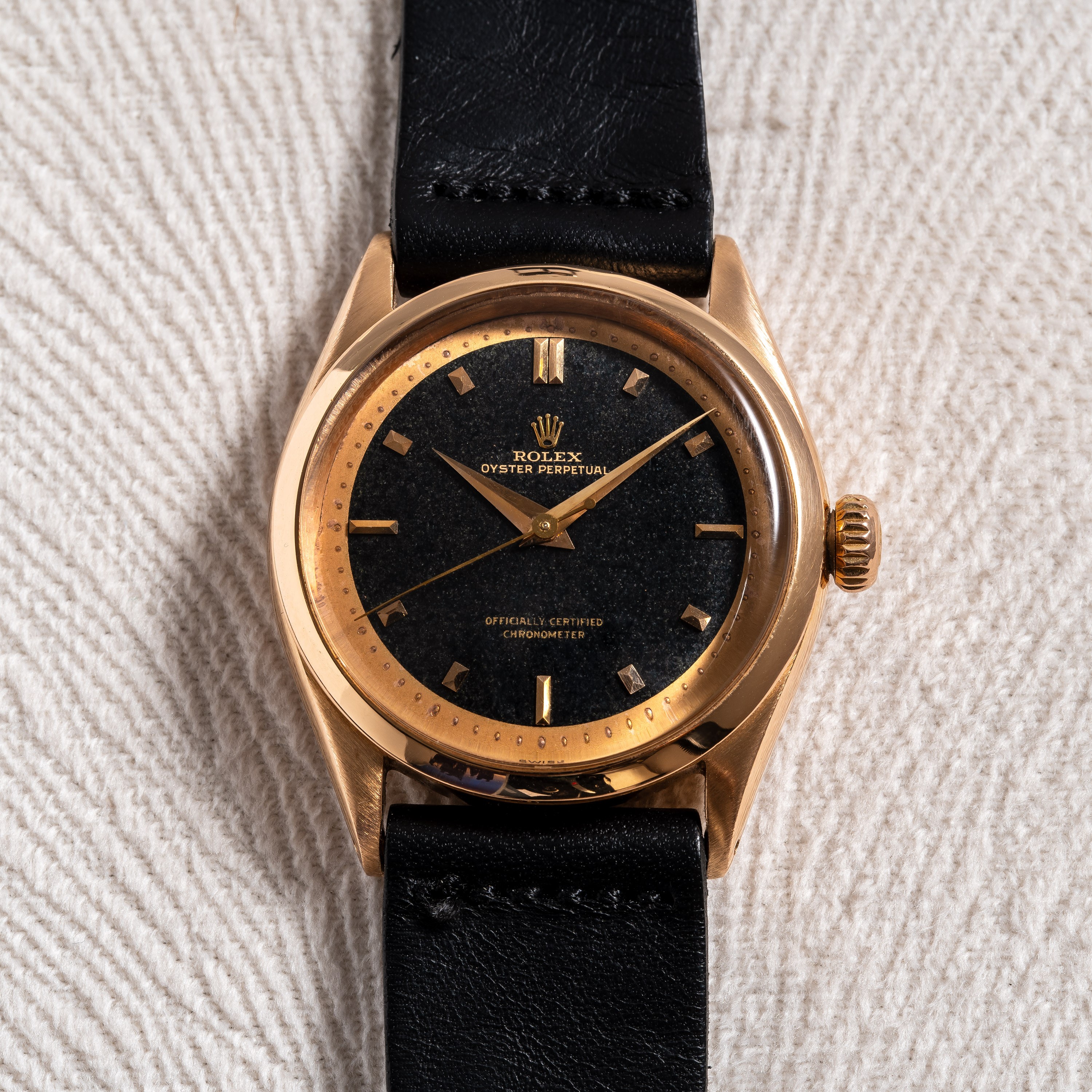 Rolex - Oyster Perpetual 6284 “Oro rosa 18kt” con quadrante bitonale