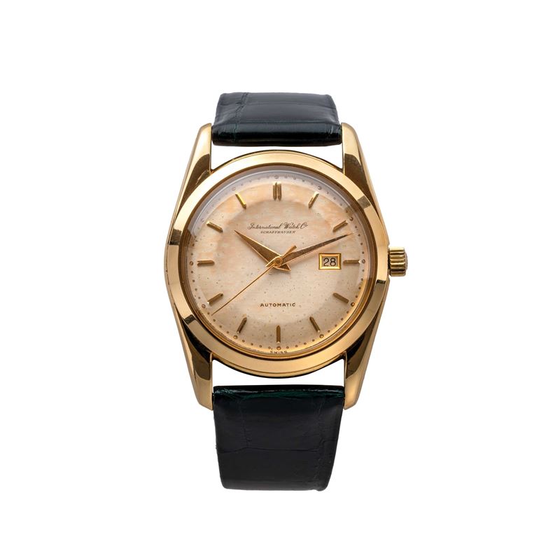 Iwc - Calatrava — orologio da polso in oro giallo 18 kt a carica automatica con datario