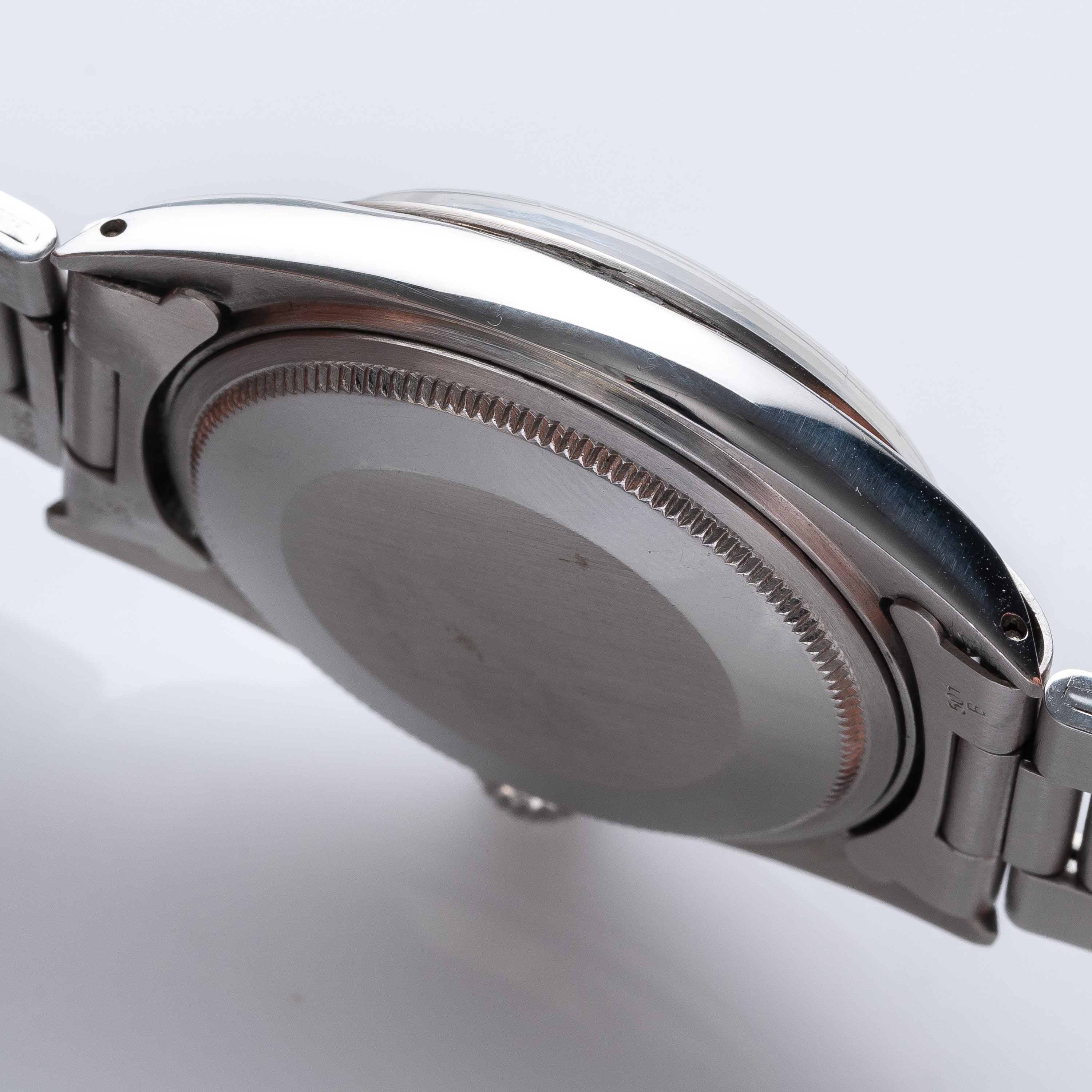 Rolex - Datejust Ref. 1600, orologio solo tempo automatico in acciaio con quadrante galvanico ner...