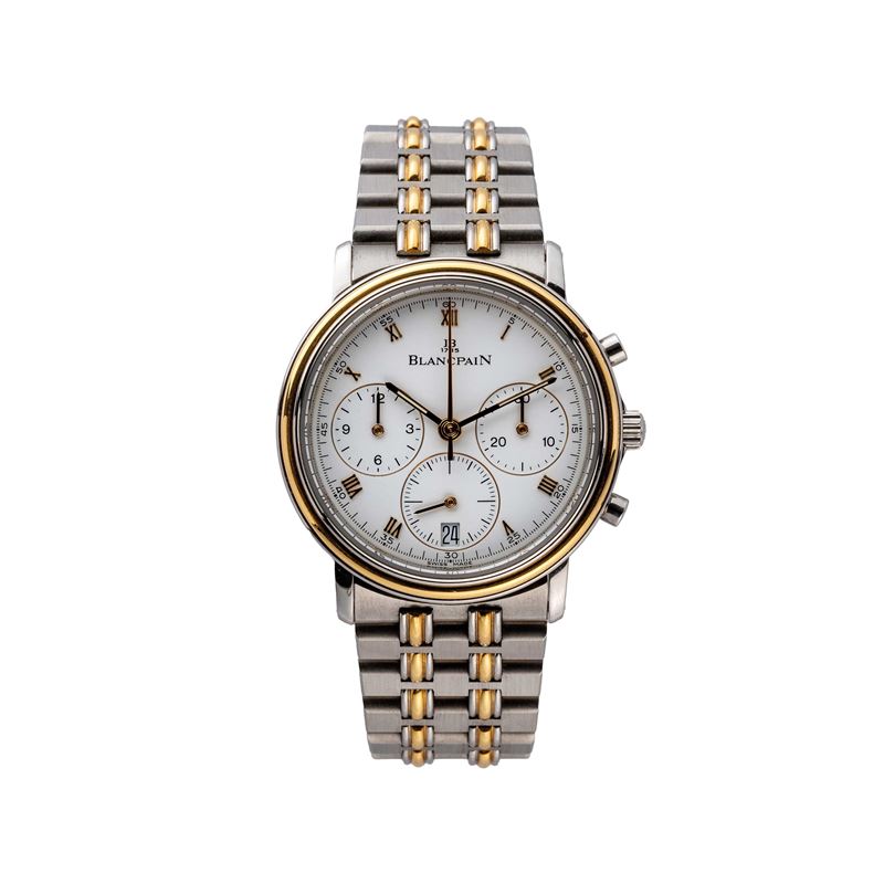 Blancpain - Villeret Chrono (Cronografo automatico) in acciaio e oro 18 kt