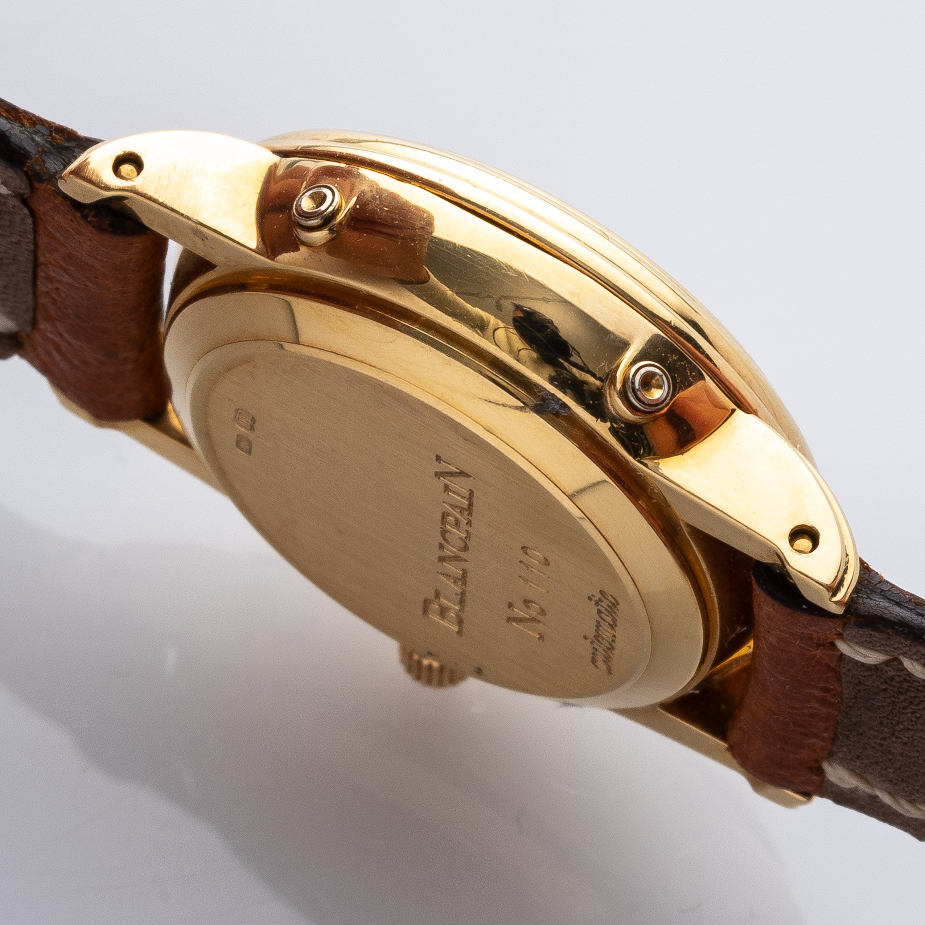 Blancpain - Villeret Calendar – Orologio da donna in oro giallo 18 kt con triplo calendario e fas...