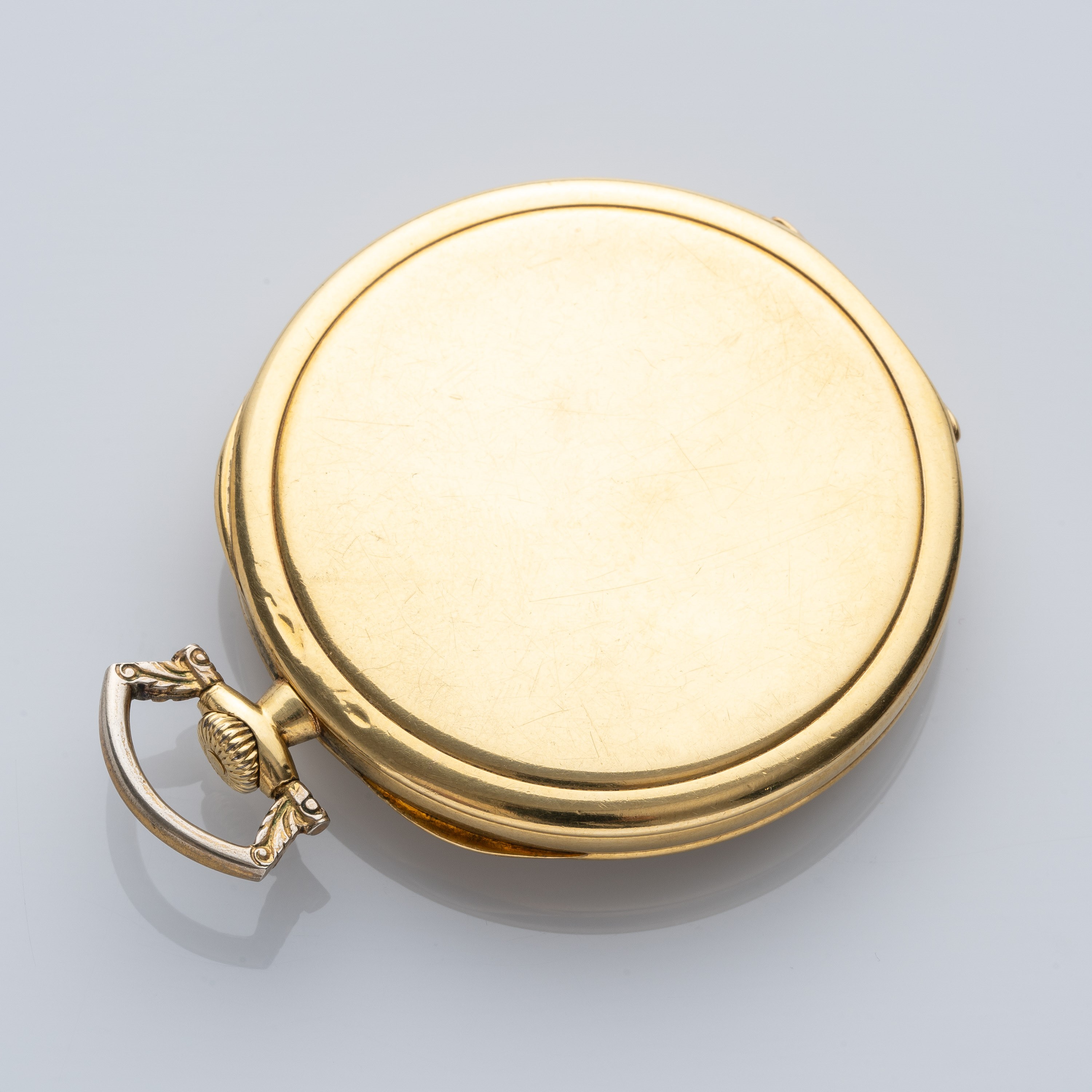 Patek Philippe - Orologio da tasca in oro giallo 18 kt a carica manuale con numeri Breguet e picc...