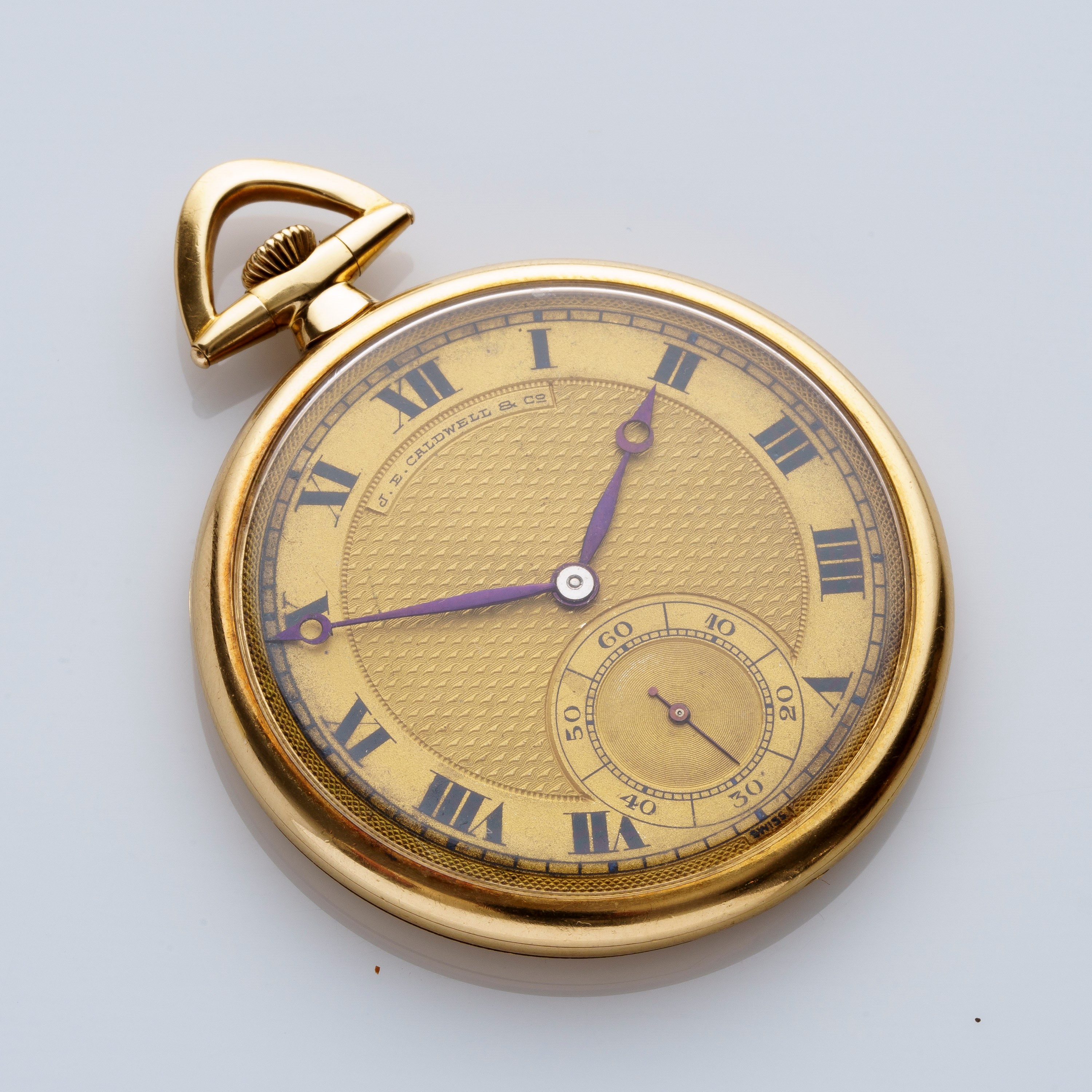 Vacheron Constantin - Orologio da tasca in oro giallo 18 kt a carica manuale per il rivenditore J...