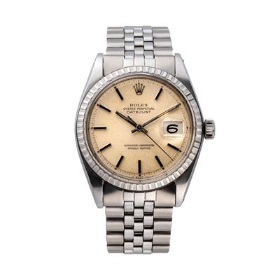 Datejust ref. 1603, 1969 – orologio automatico in acciaio con bracciale Jubilee