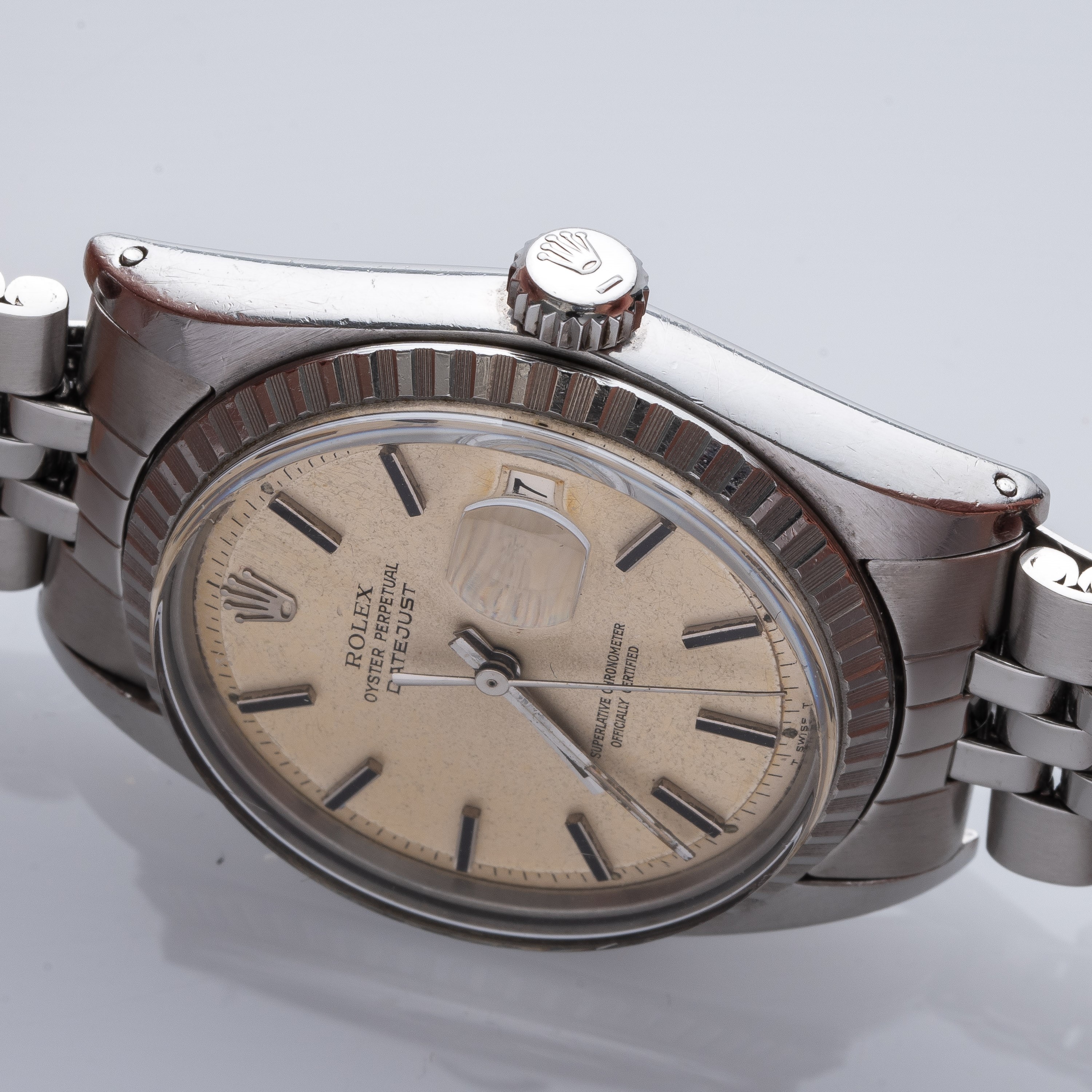 Rolex - Datejust ref. 1603, 1969 – orologio automatico in acciaio con bracciale Jubilee