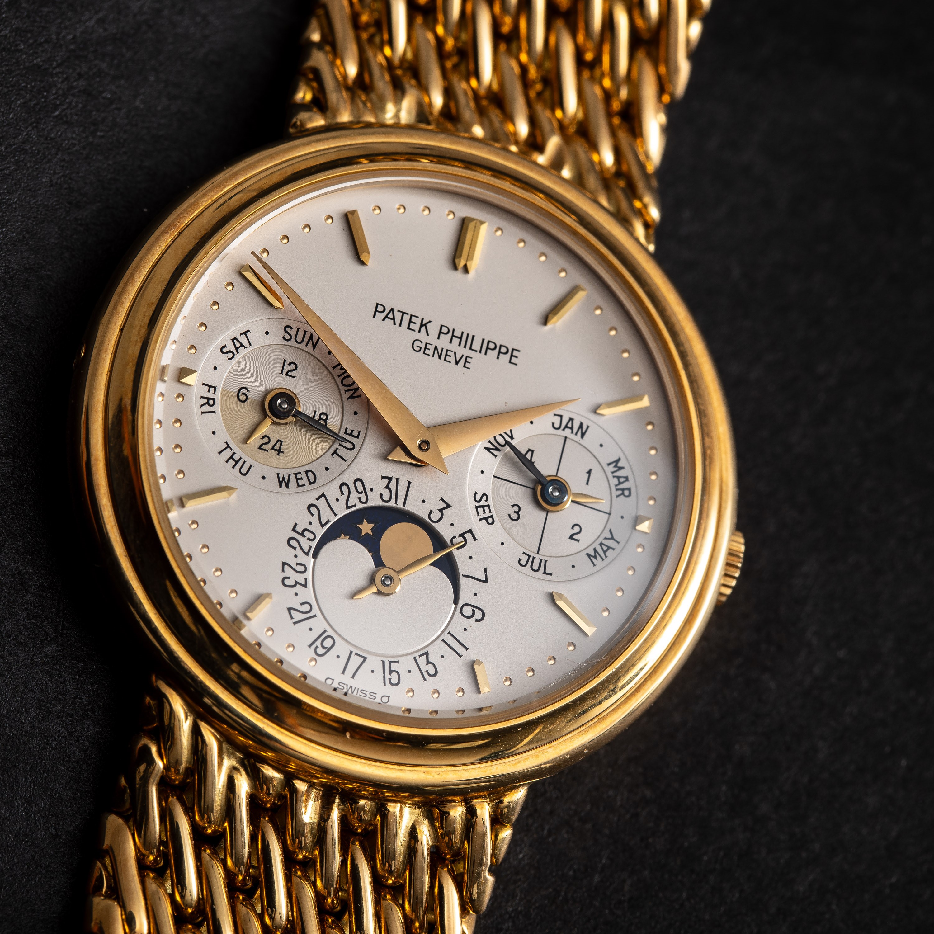 Patek Philippe - Calendario perpetuo 3945/1, oro giallo 18kt, carica automatica