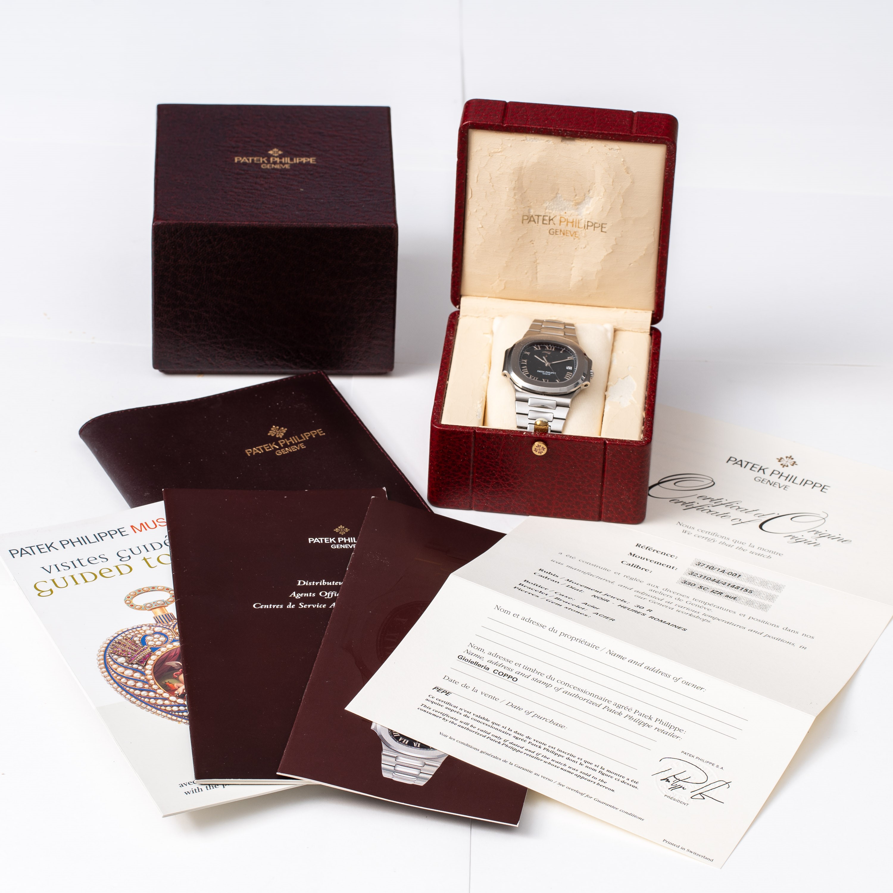 Patek Philippe - Nautilus 3710/1A-0001, orologio in acciaio con carica automatica e riserva di ca...