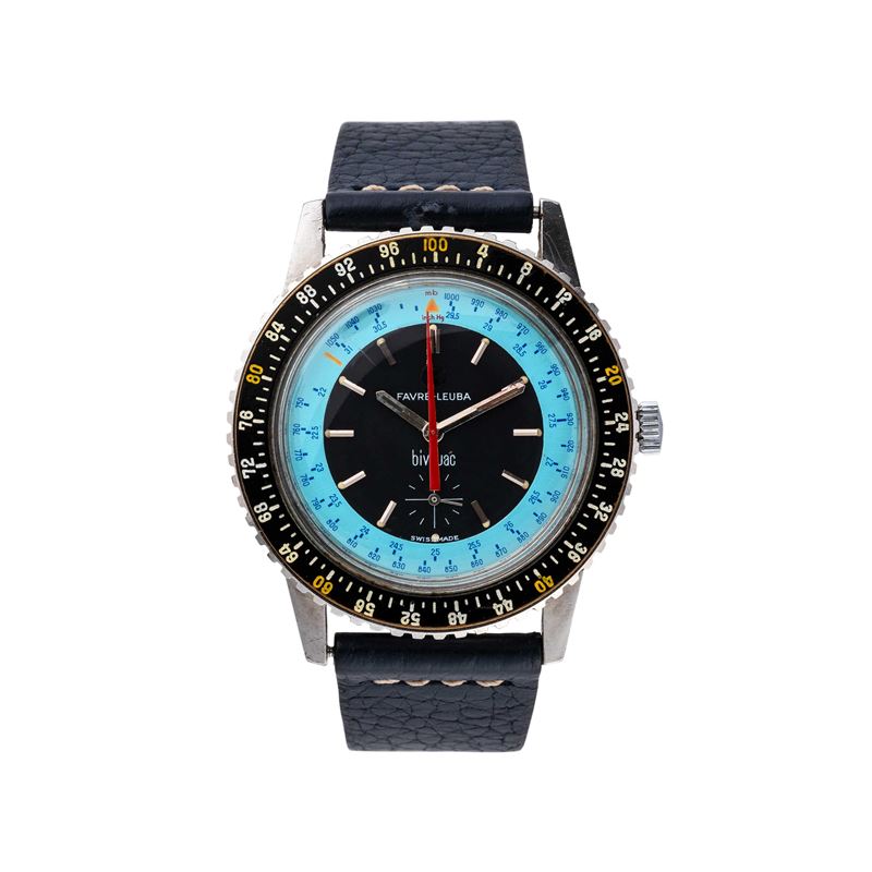 Favre Leuba - Bivouac — orologio da polso a carica manuale con barometro e altimetro