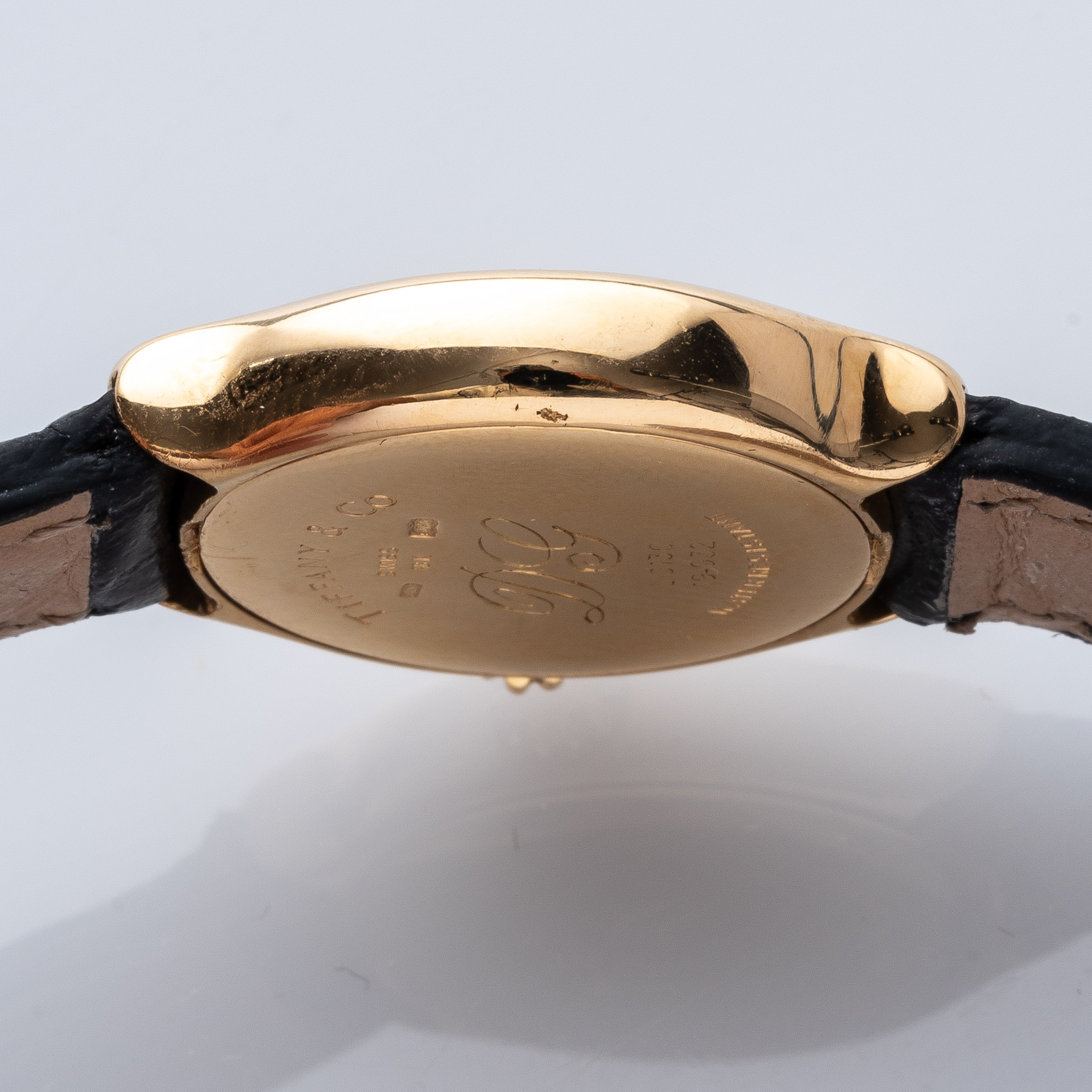 Tiffany & Co - Orologio da donna “Tesoro” solo tempo al quarzo in oro giallo 18 kt, quadrante ner...