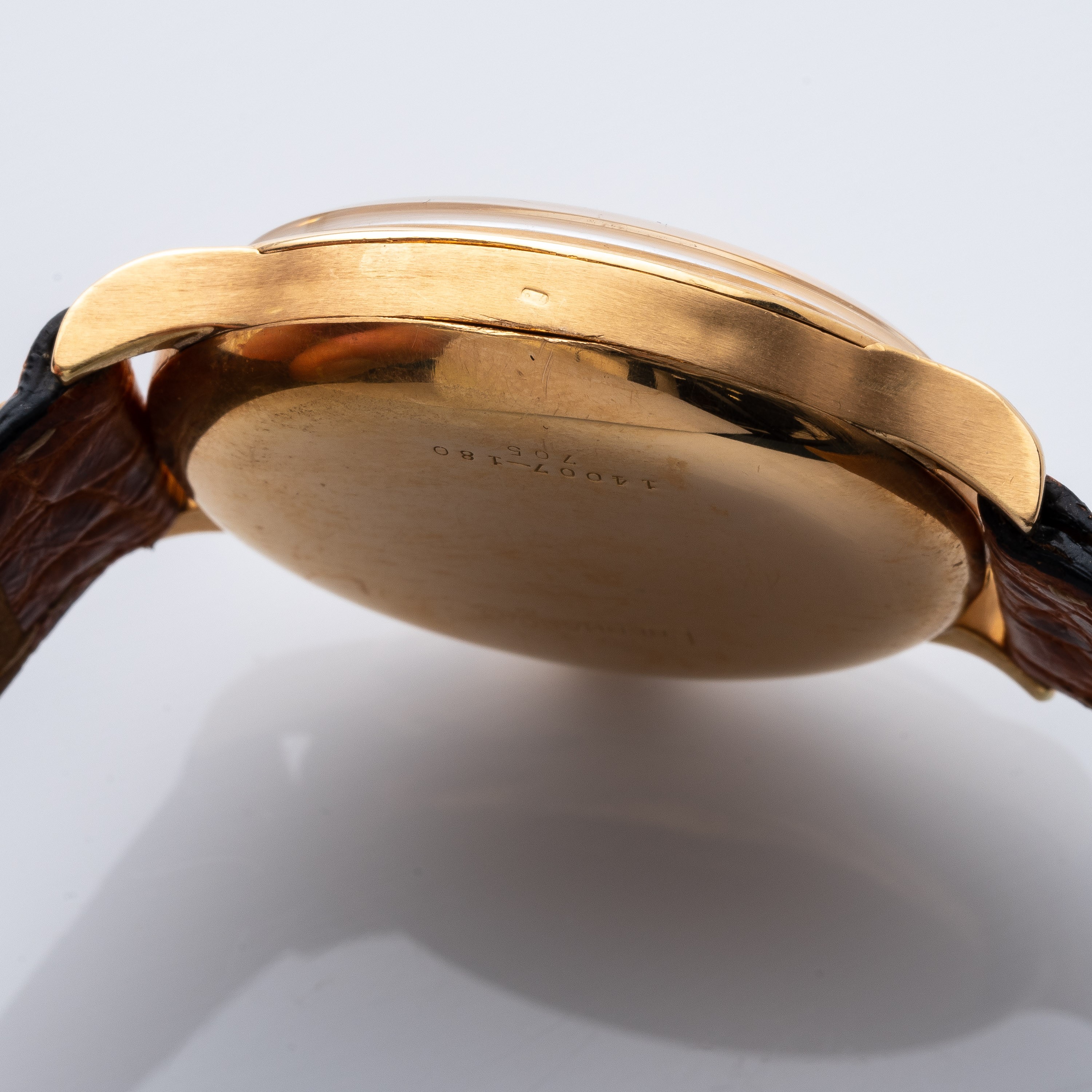 Eberhard - Extrafort Cornografo a carica manuale in oro giallo 18 kt