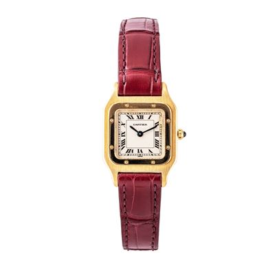 Santos Dumont Lady, orologio da polso in oro giallo 18kt a carica manuale