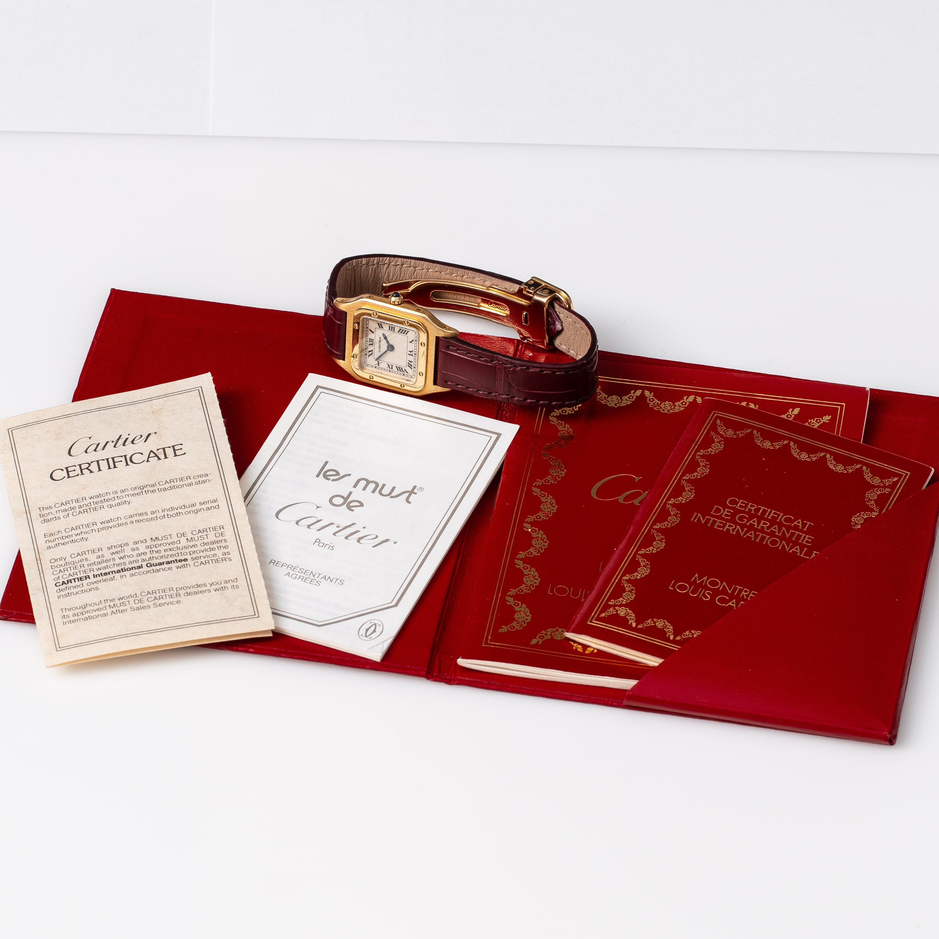 Cartier - Santos Dumont Lady, orologio da polso in oro giallo 18kt a carica manuale