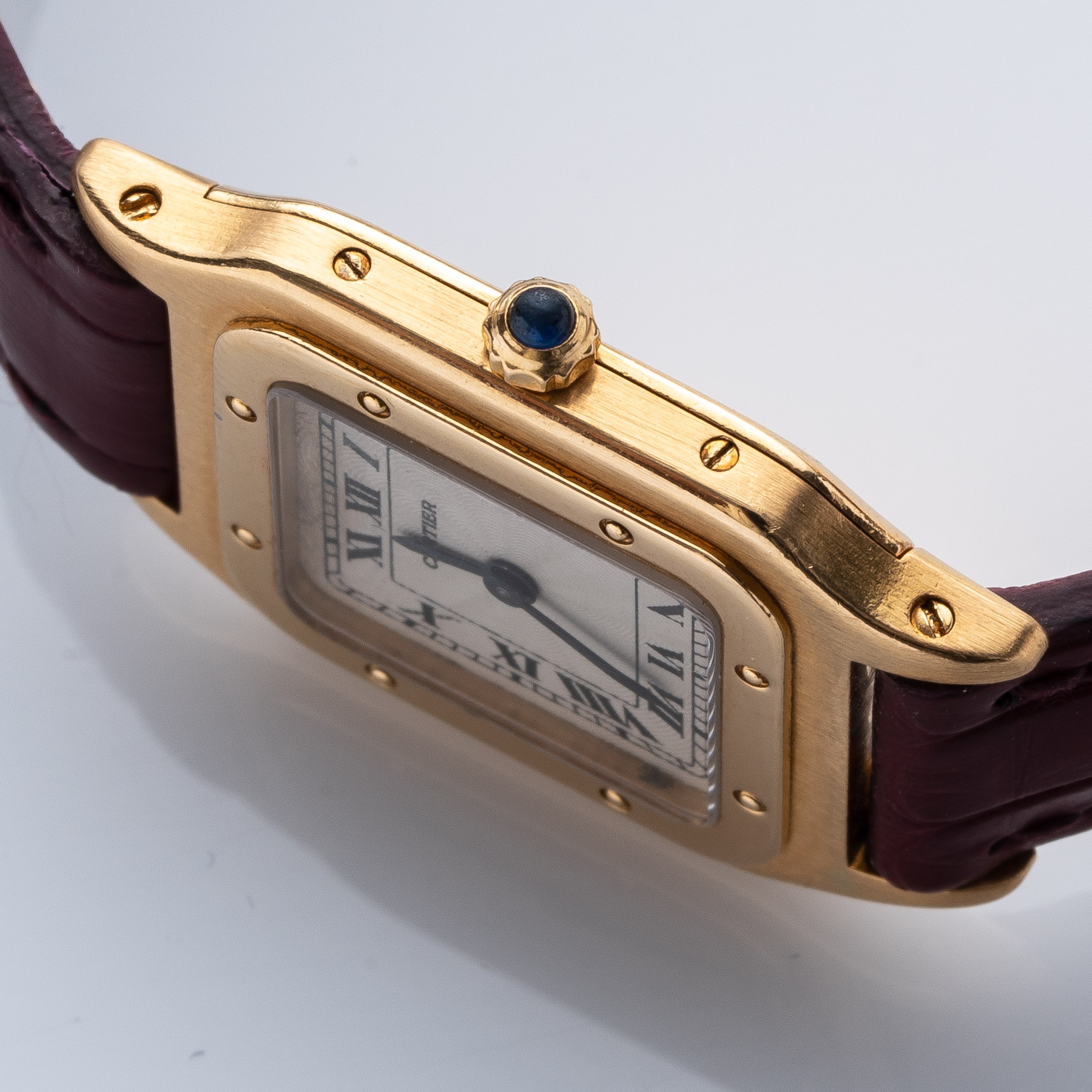 Cartier - Santos Dumont Lady, orologio da polso in oro giallo 18kt a carica manuale