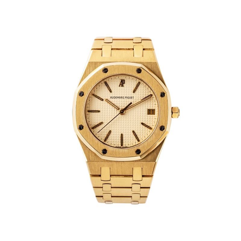 Audemars Piguet - Royal Oak BA6023/477, orologio solo tempo al quarzo in oro giallo 18kt