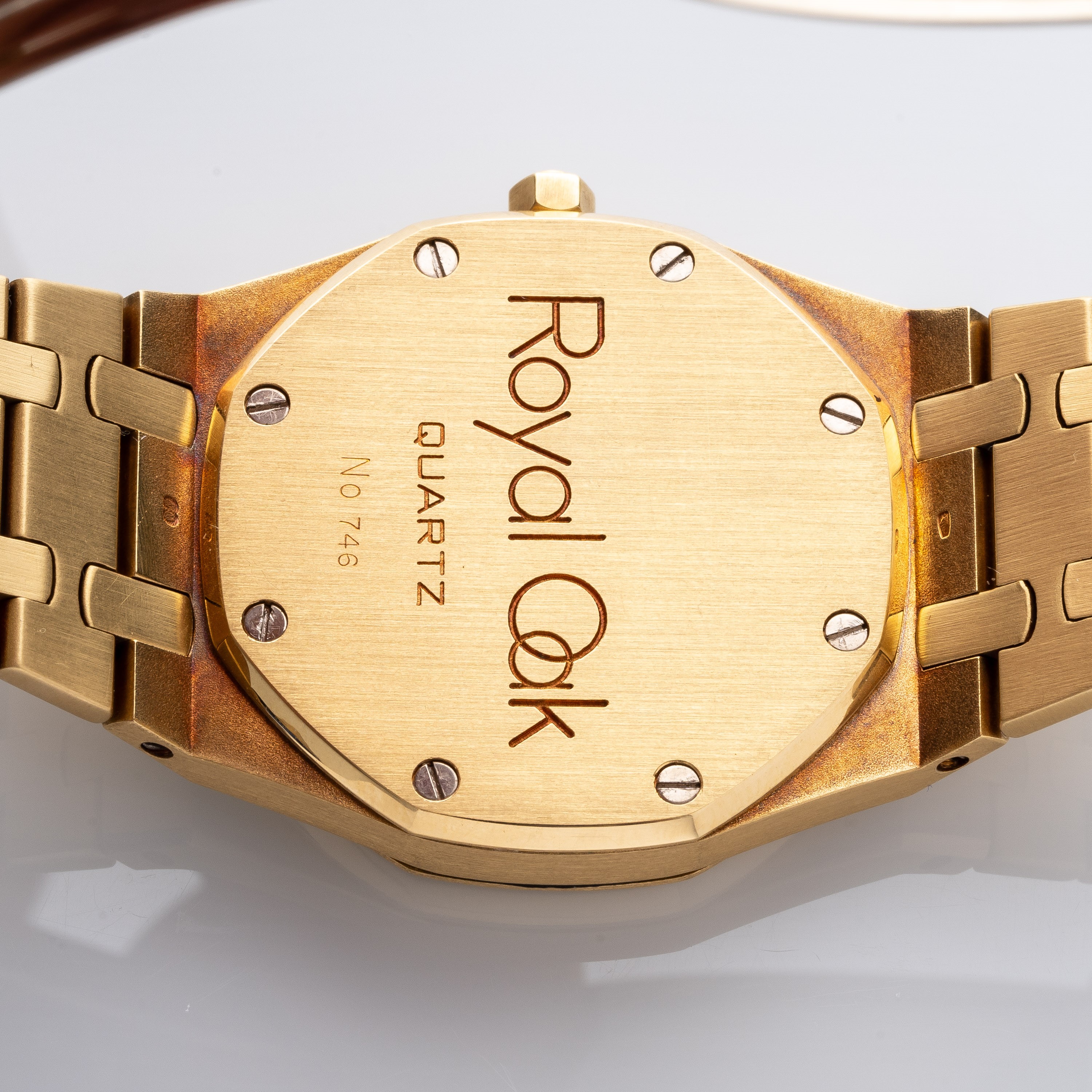 Audemars Piguet - Royal Oak BA6023/477, orologio solo tempo al quarzo in oro giallo 18kt