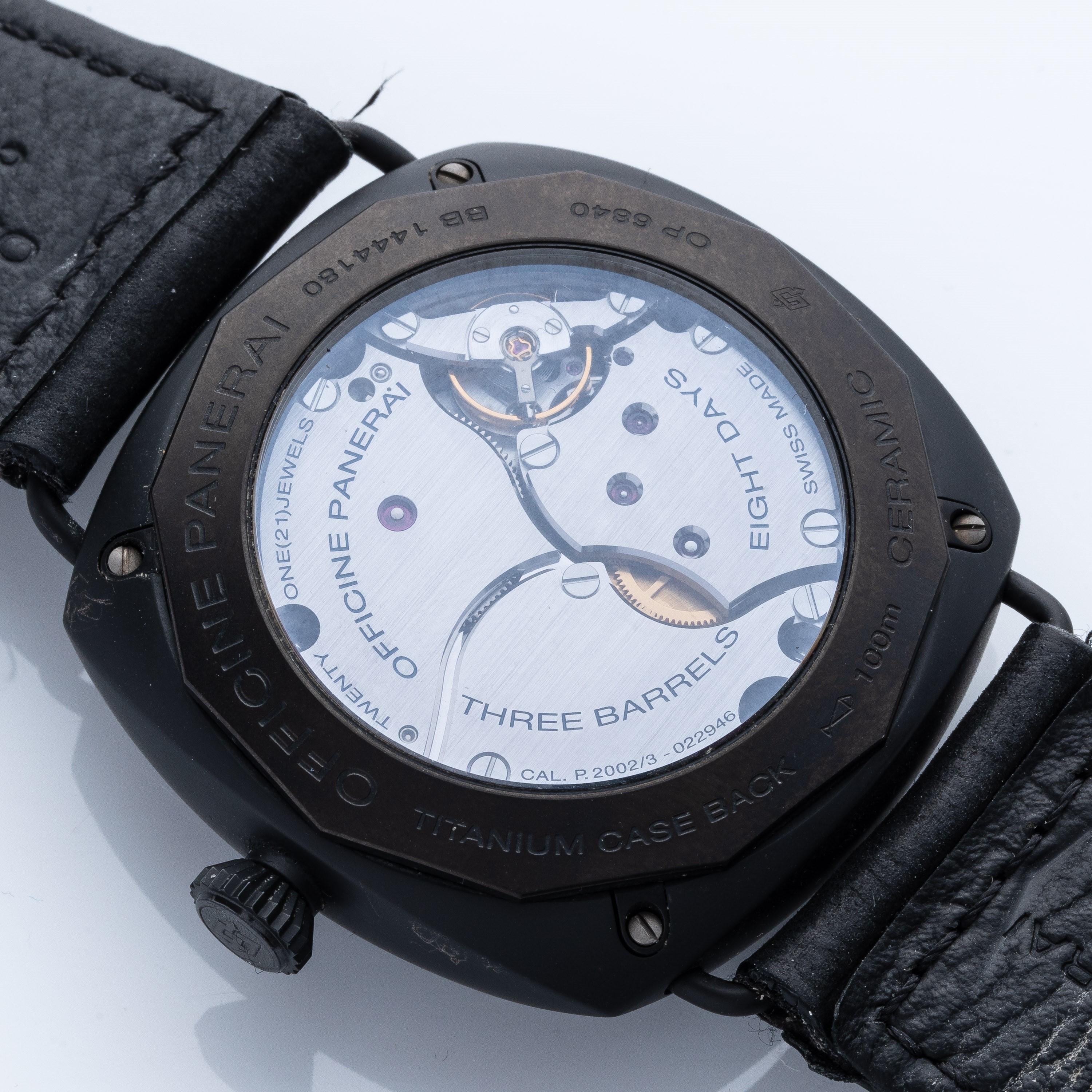 Panerai - Radiomir 8 Days (PAM00384) — orologio da polso a carica manuale in acciaio PVD