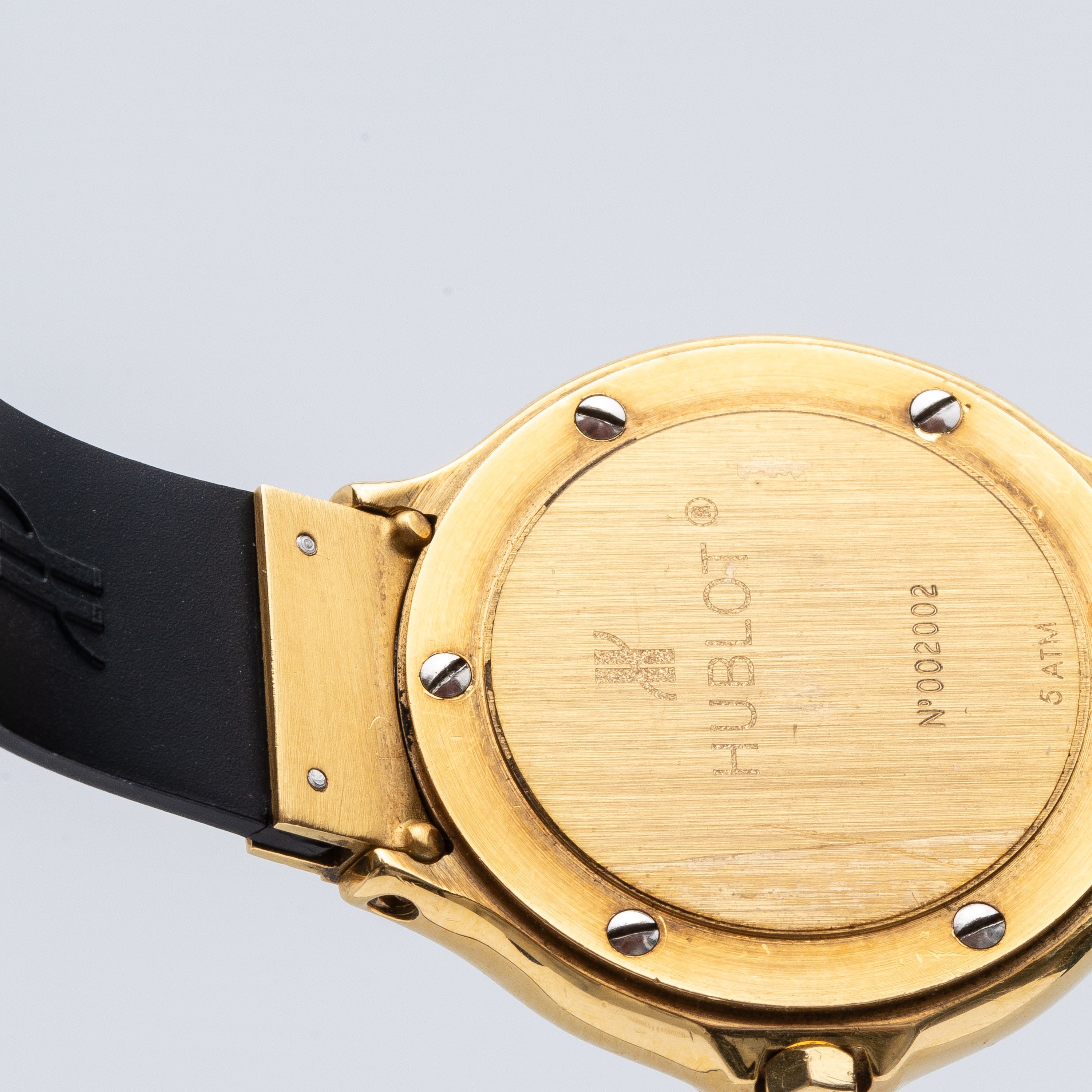 Hublot - MDM orologio da polso solo tempo in oro giallo 18kt con oblò laterale
