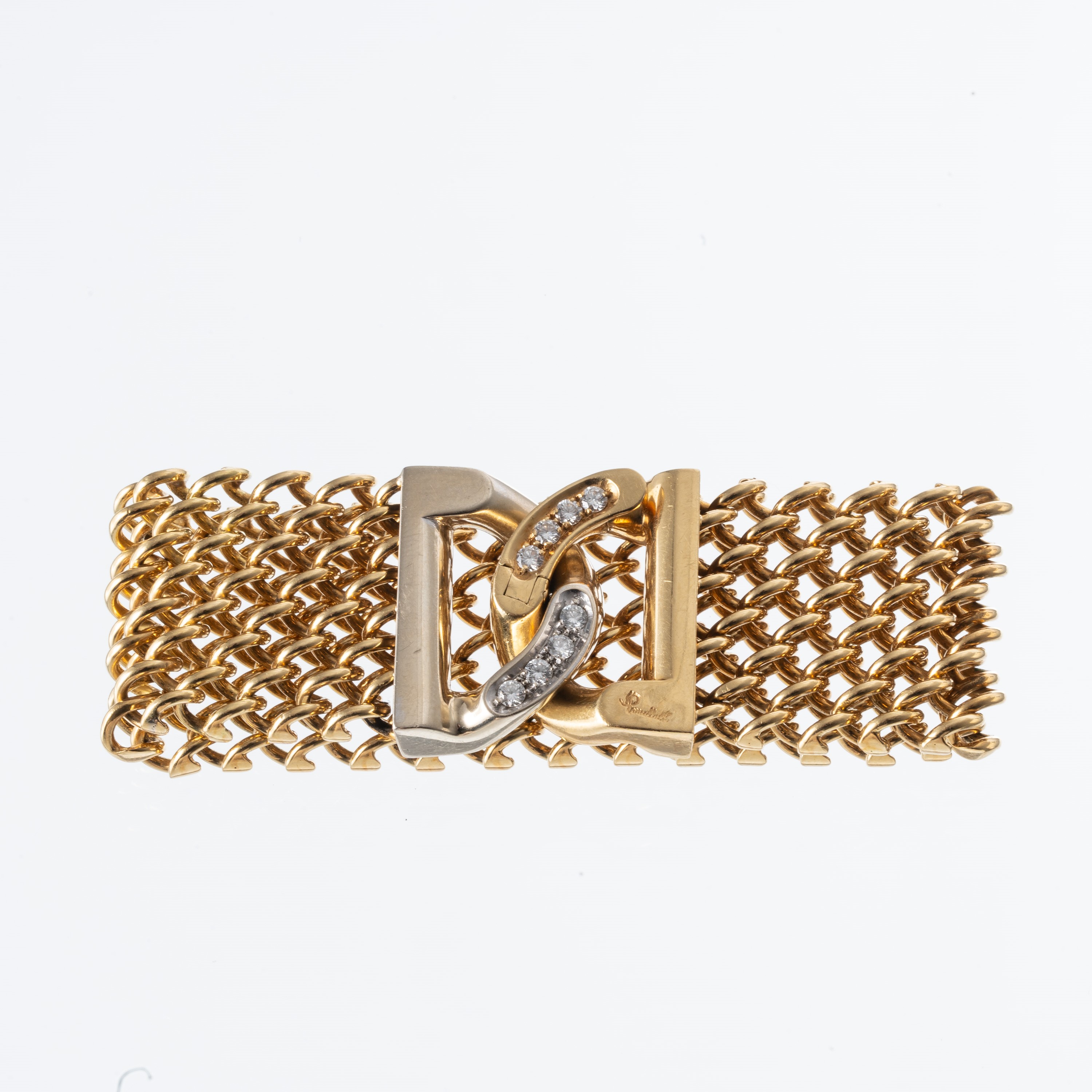 Pomellato - Collana girocollo in oro giallo 18 kt e diamanti