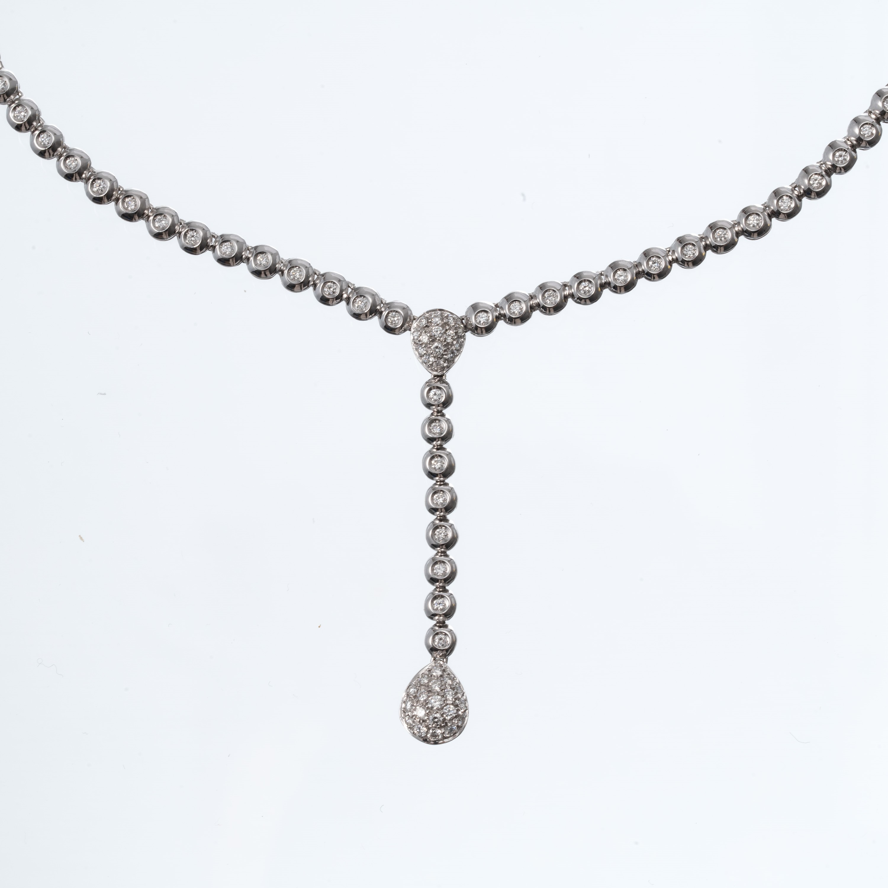 Damiani - Collana in oro bianco e diamanti