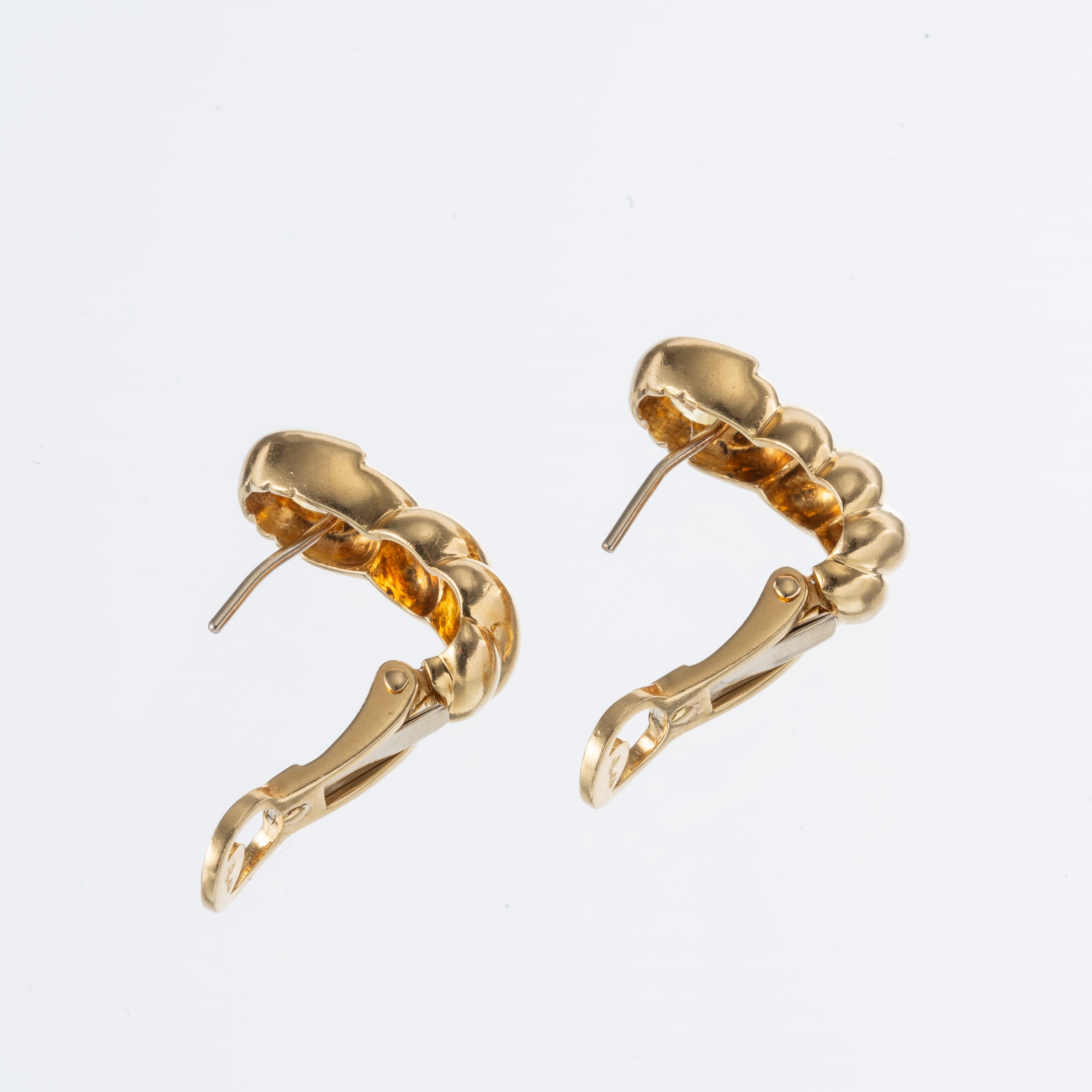 Pomellato - Orecchini in oro giallo 18 kt con zaffiri gialli