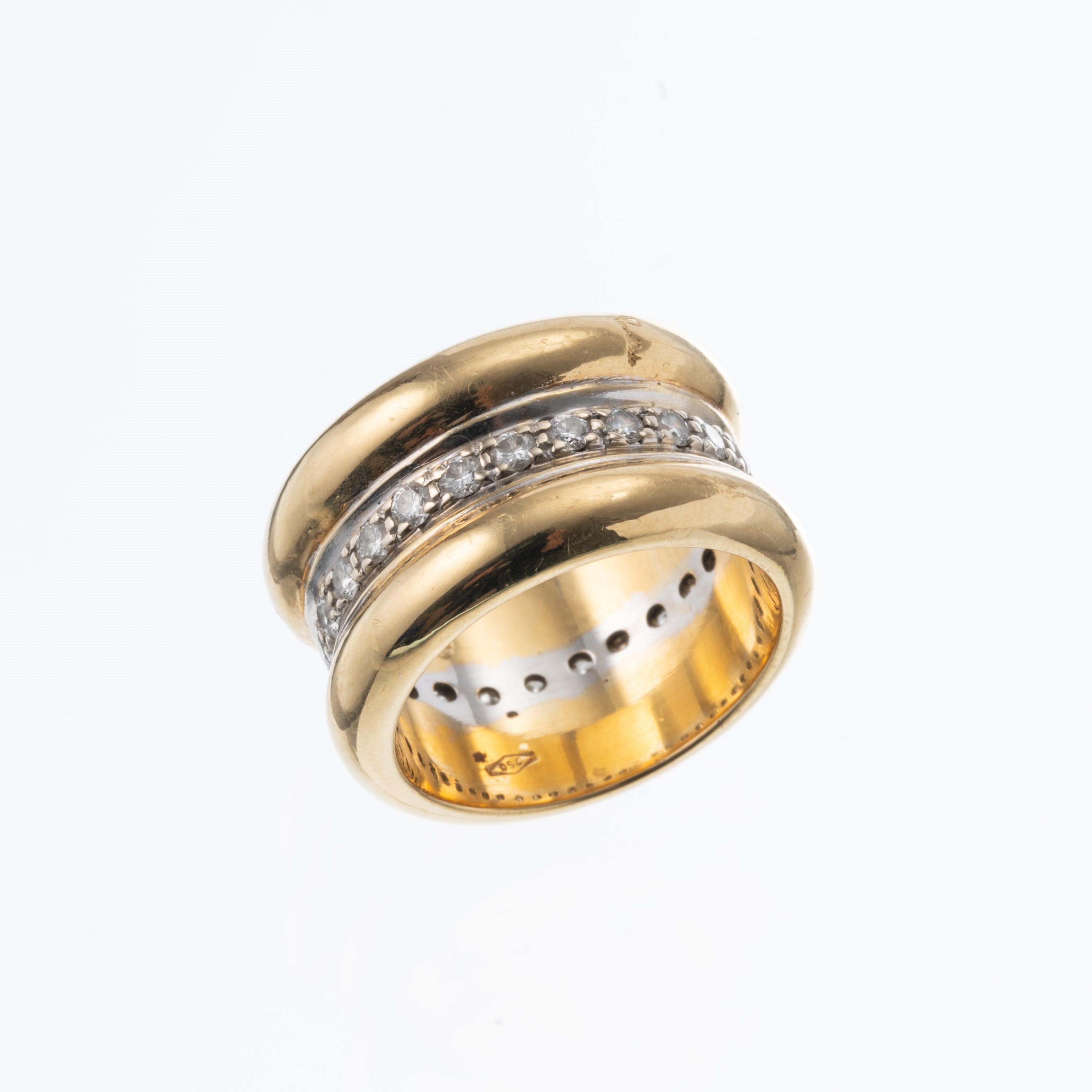 Pomellato - Anello in oro giallo 18 kt con diamanti