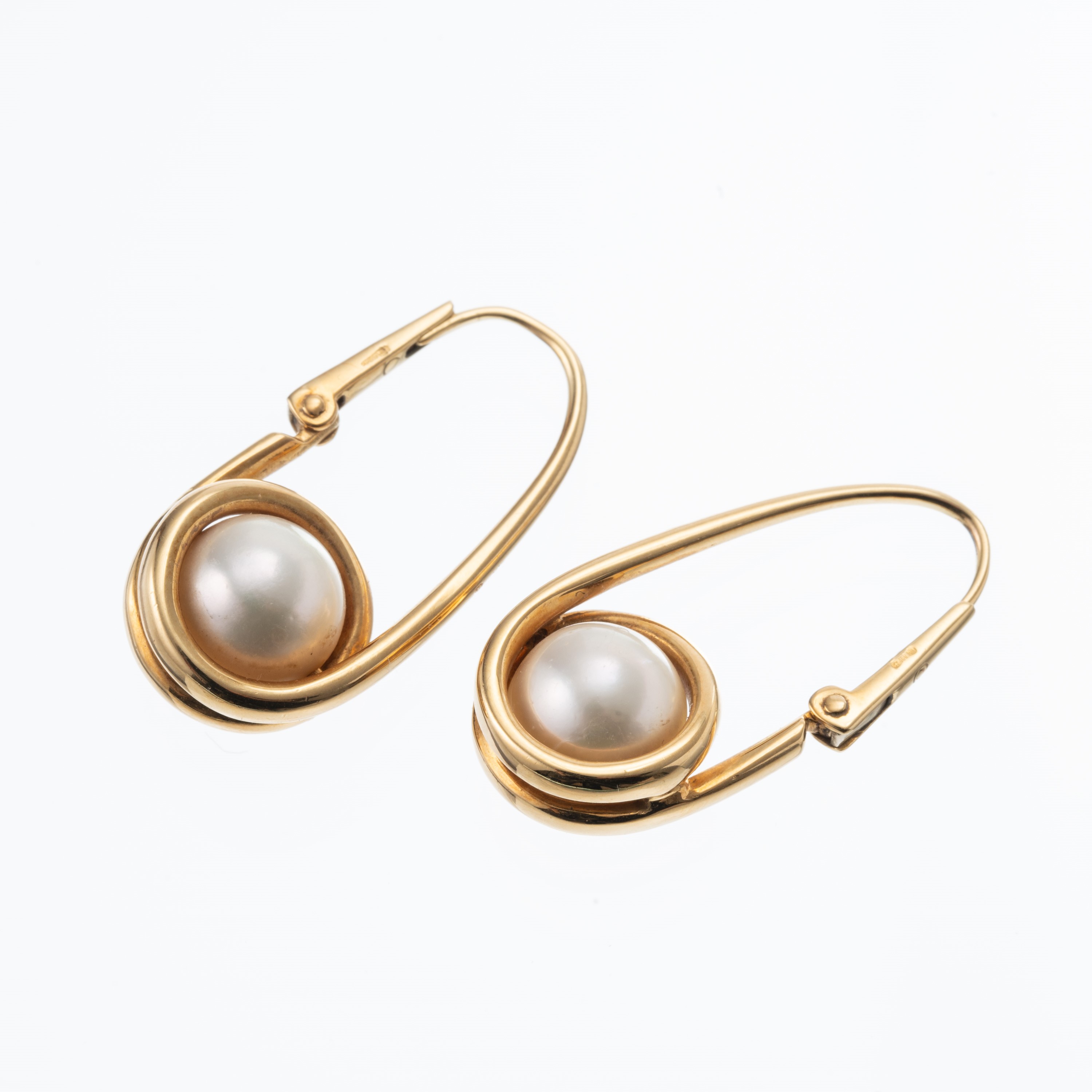 Pomellato - Orecchini in oro giallo 18 kt con perle di mare