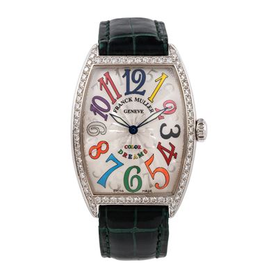 Color Dreams 2852QZ – orologio solo tempo al quarzo in acciaio con ghiera diamantata e quadrante ...