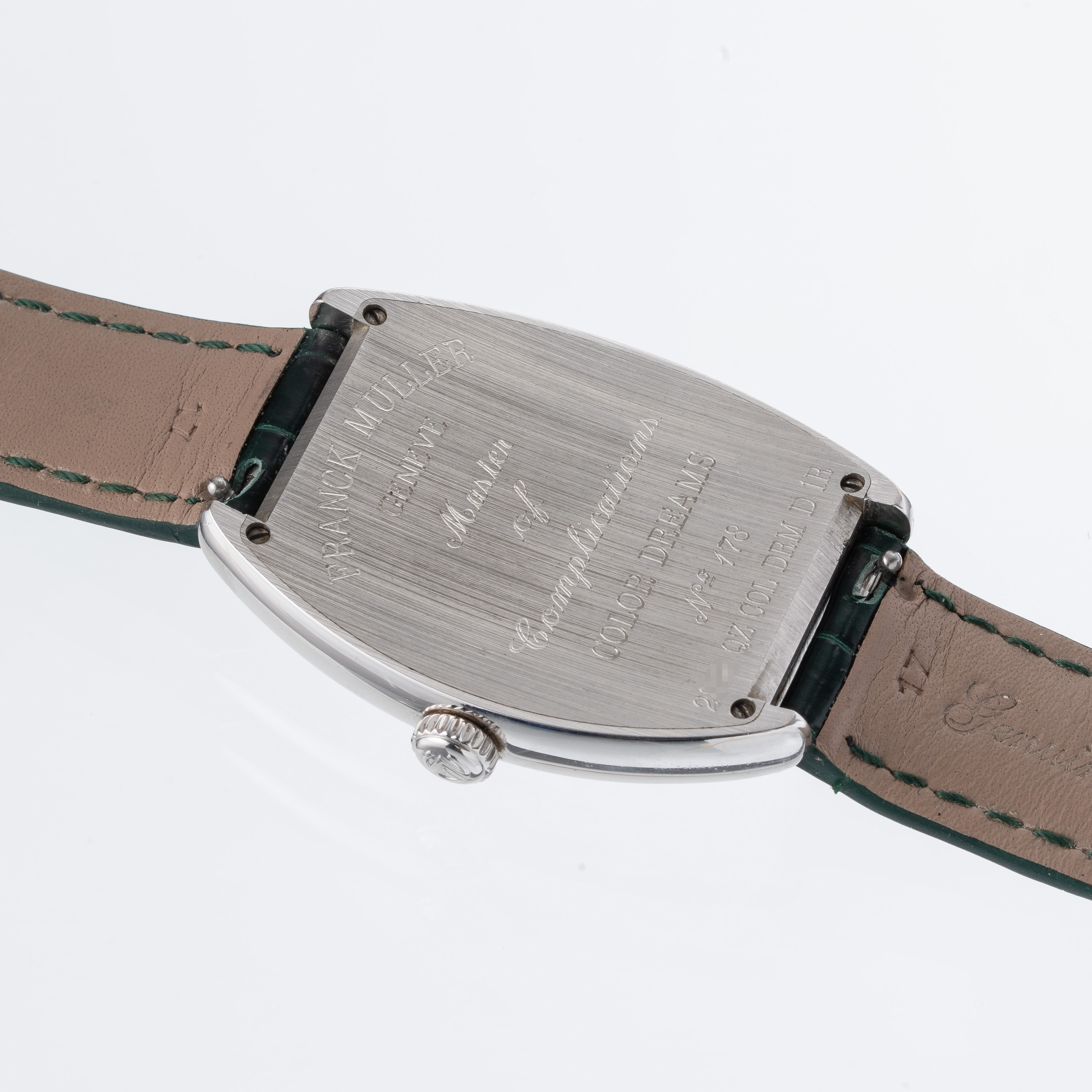 Franck Muller - Color Dreams 2852QZ – orologio solo tempo al quarzo in acciaio con ghiera diamant...