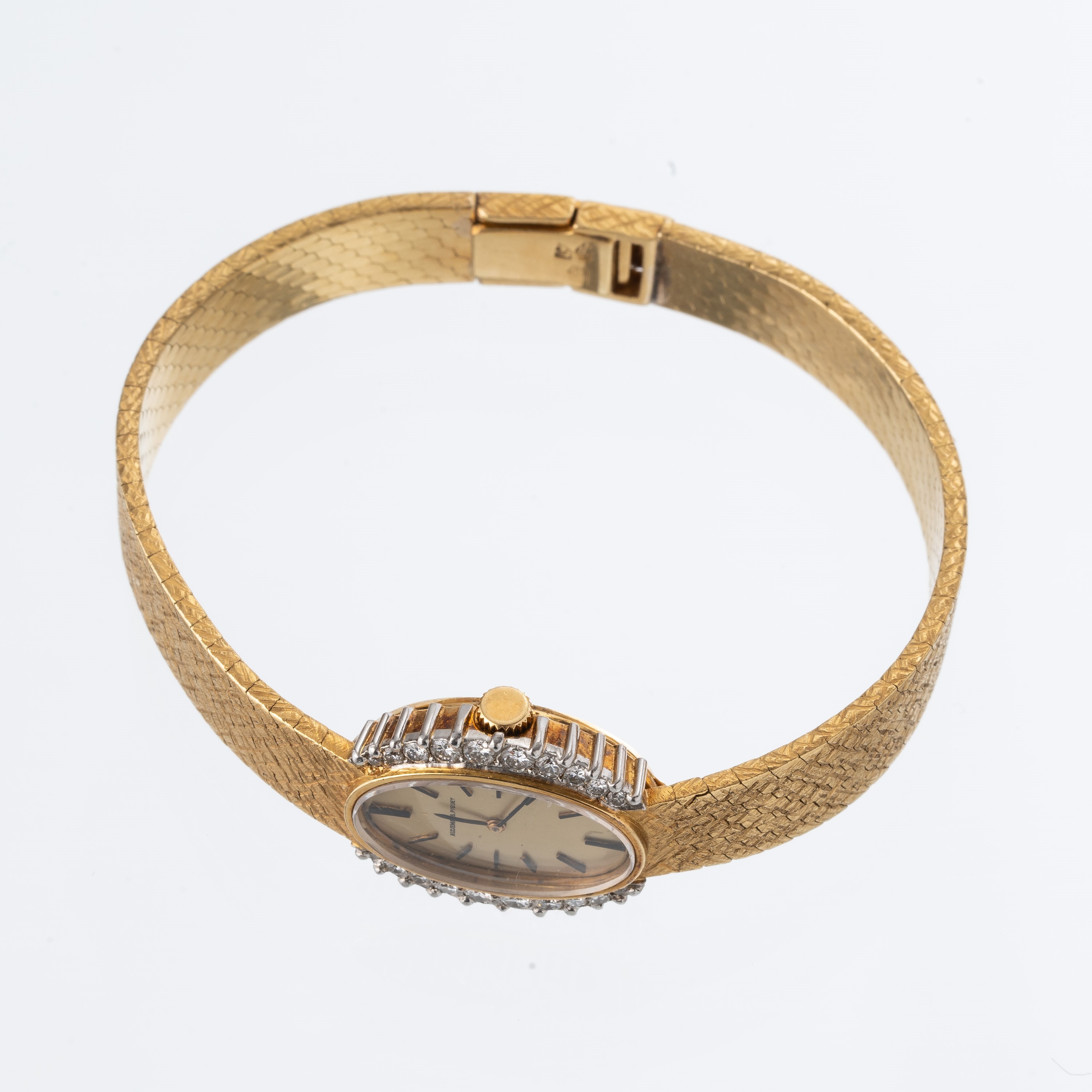 Audemars Piguet - Orologio Cocktail in oro giallo 18 kt con carica manuale e ghiera diamantata