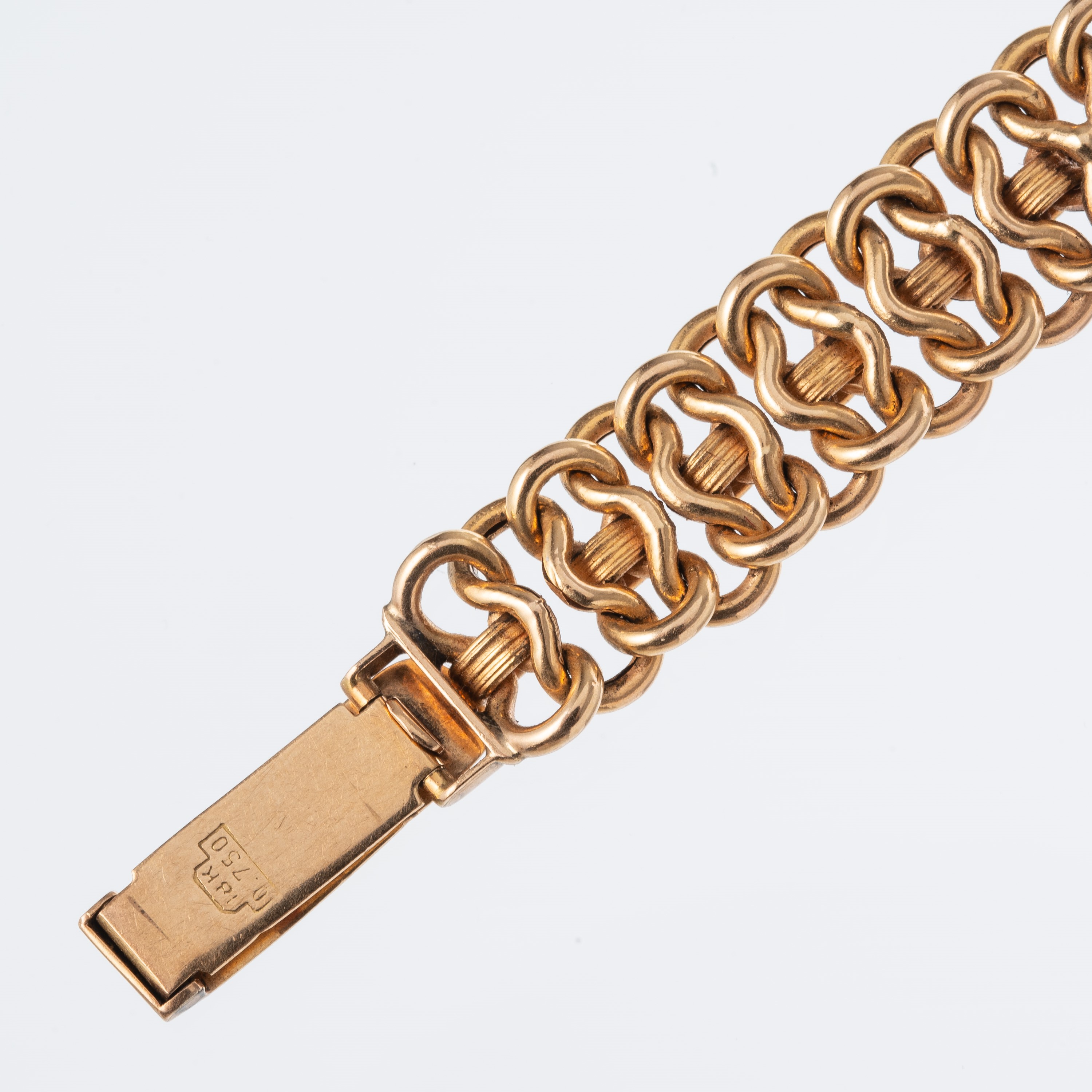 Orologio da donna in oro giallo 18 kt con carica manuale e cinturino regolabile