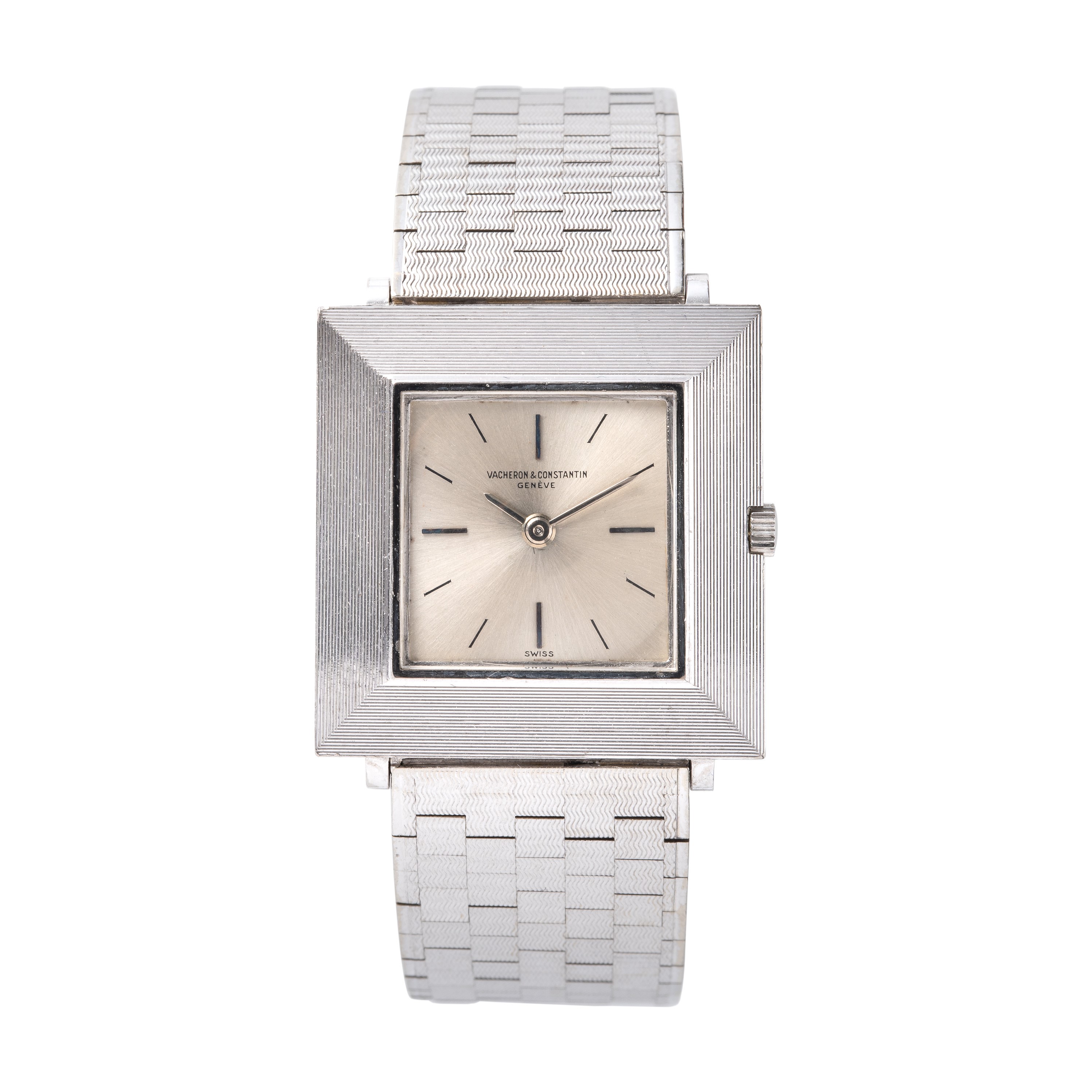 Vacheron Constantin - Ultrapiatto 6596, orologio solo tempo a carica manuale in oro bianco 18 kt