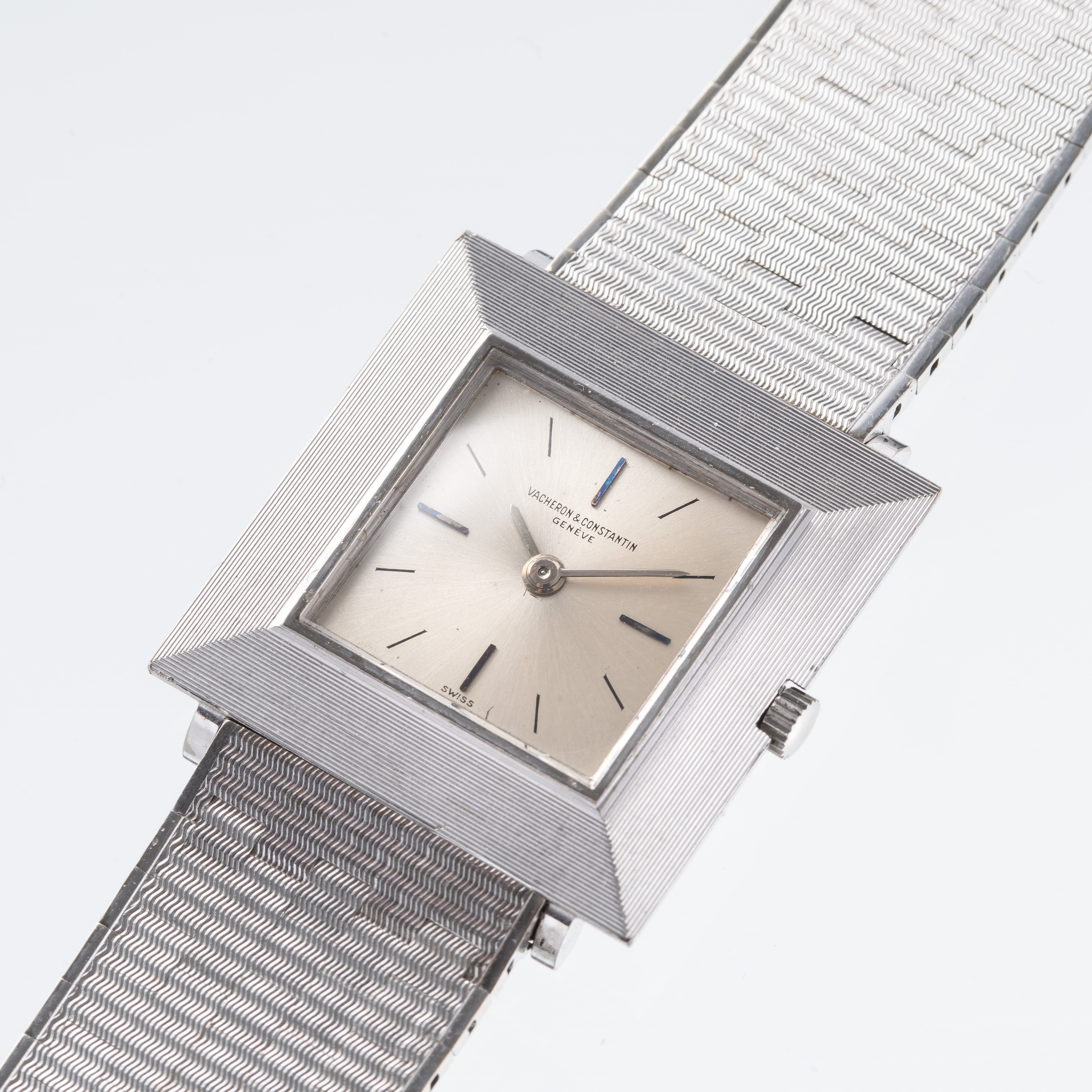 Vacheron Constantin - Ultrapiatto 6596, orologio solo tempo a carica manuale in oro bianco 18 kt