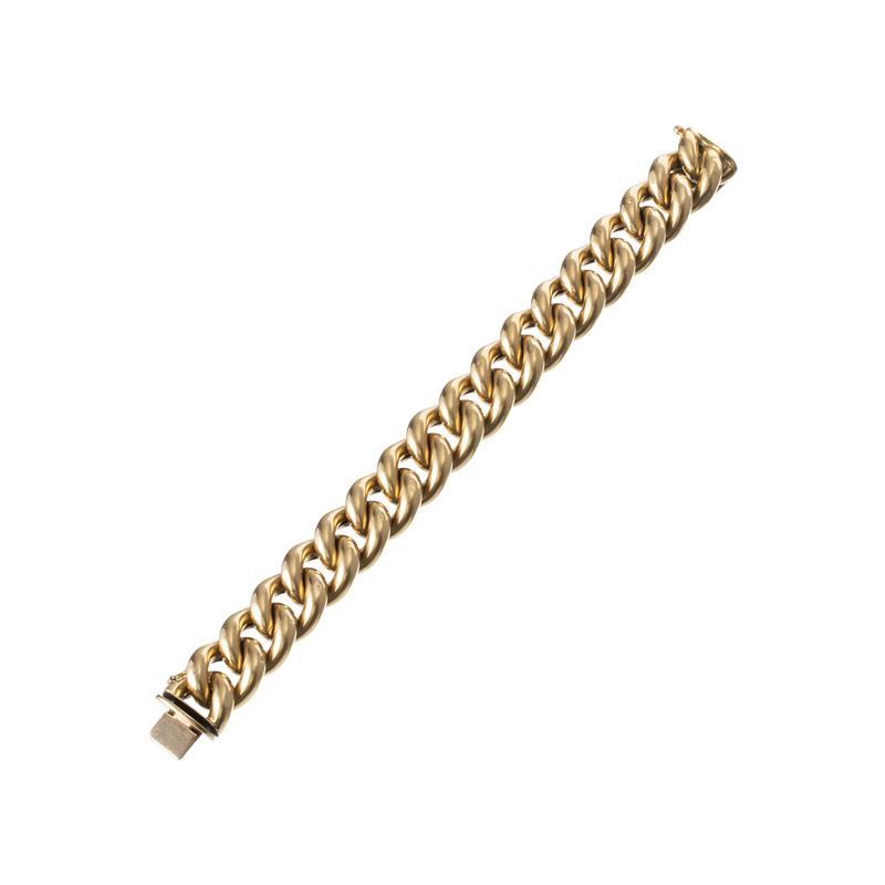 Bracciale a catena, oro giallo 18 kt
