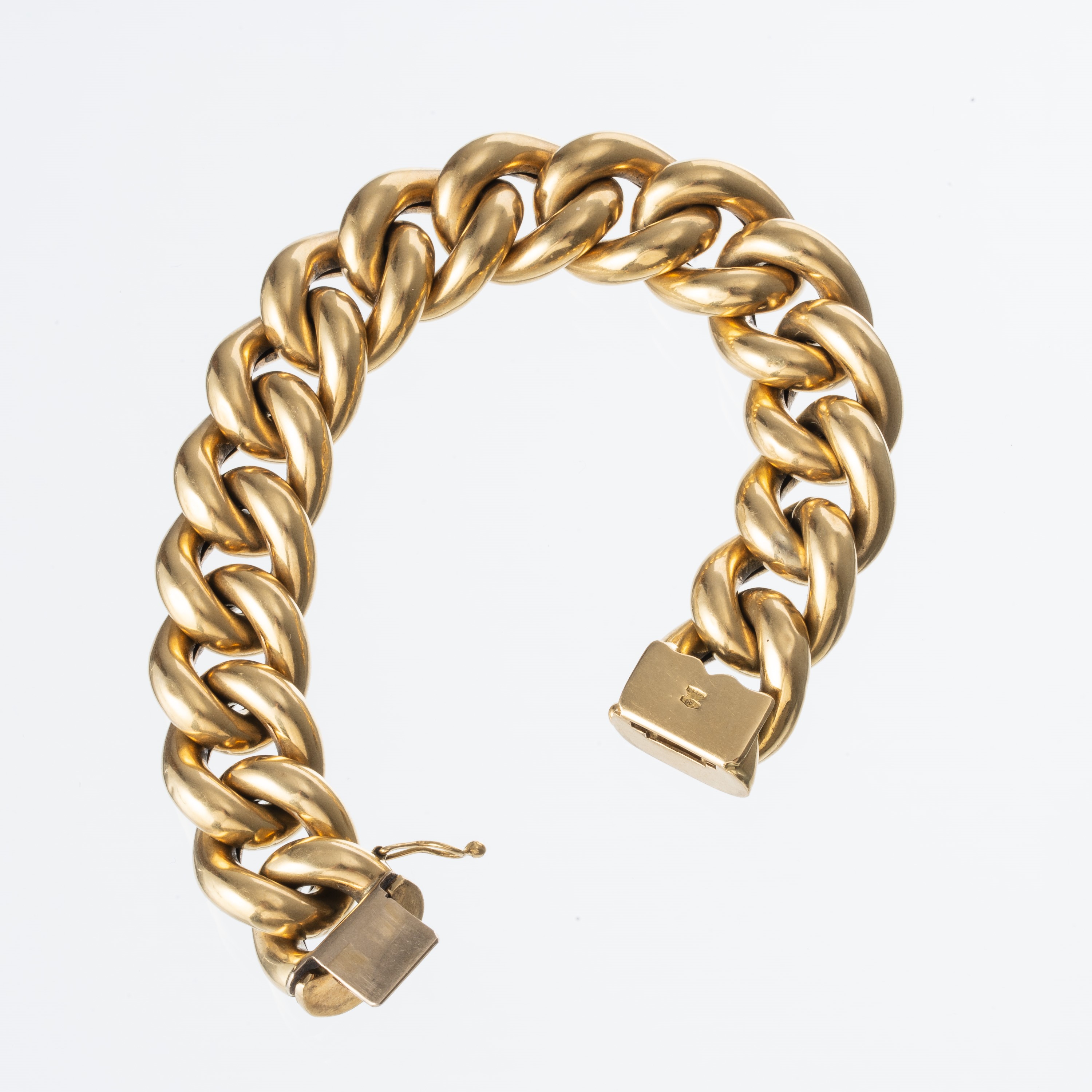 Bracciale a catena, oro giallo 18 kt
