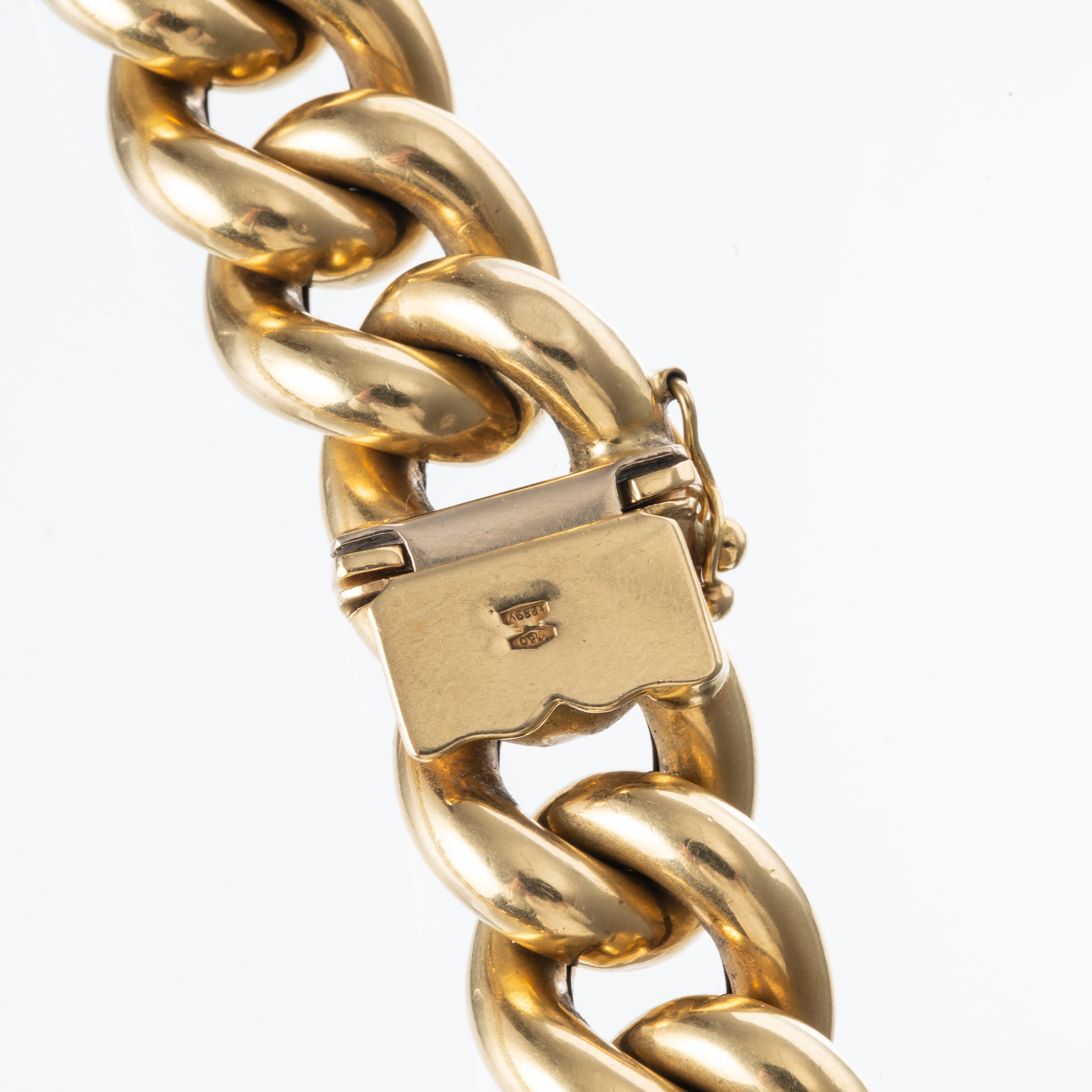 Bracciale a catena, oro giallo 18 kt
